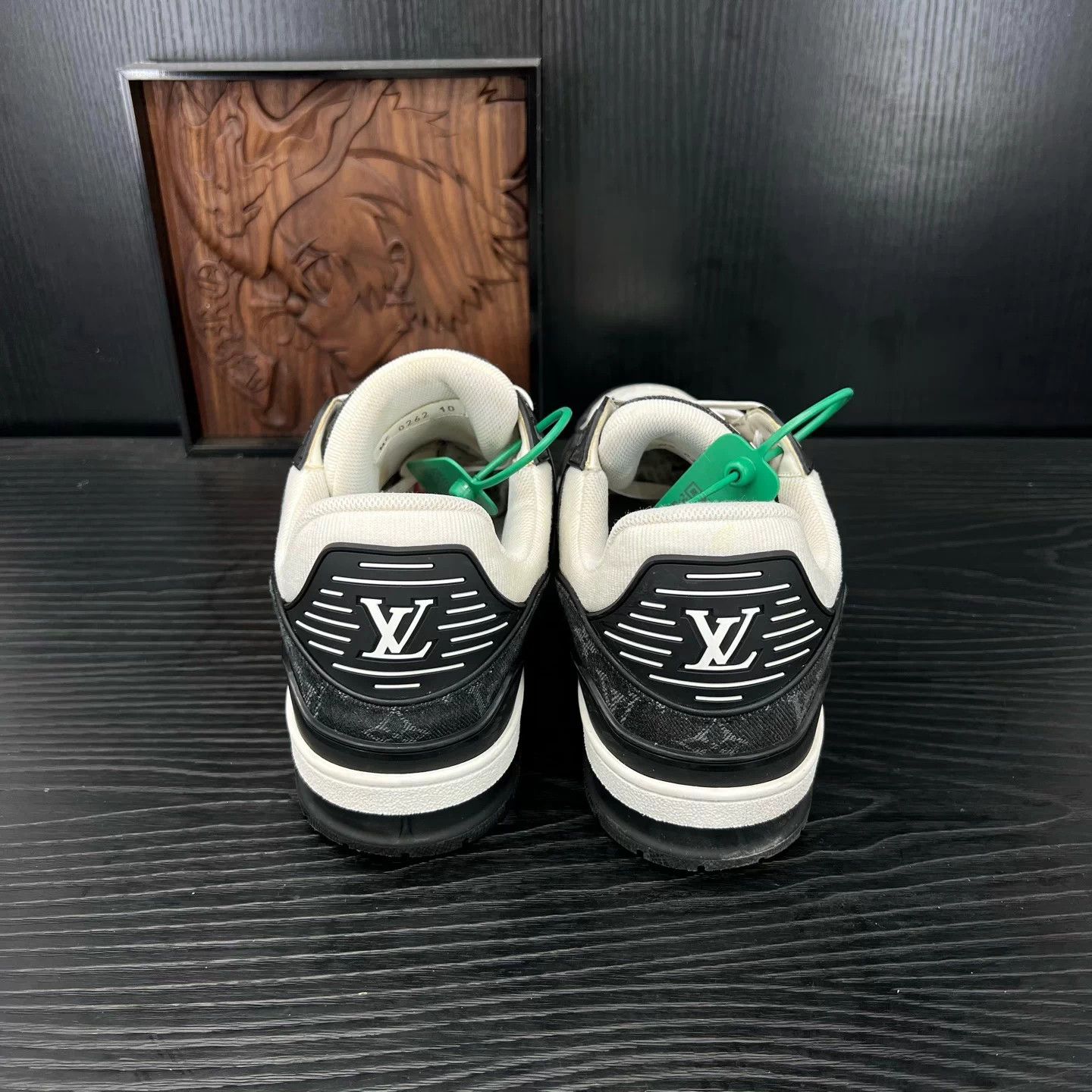 Louis Vuitton LV Trainer Black & White 10 New Size US 11 / EU 44 - 5 Thumbnail