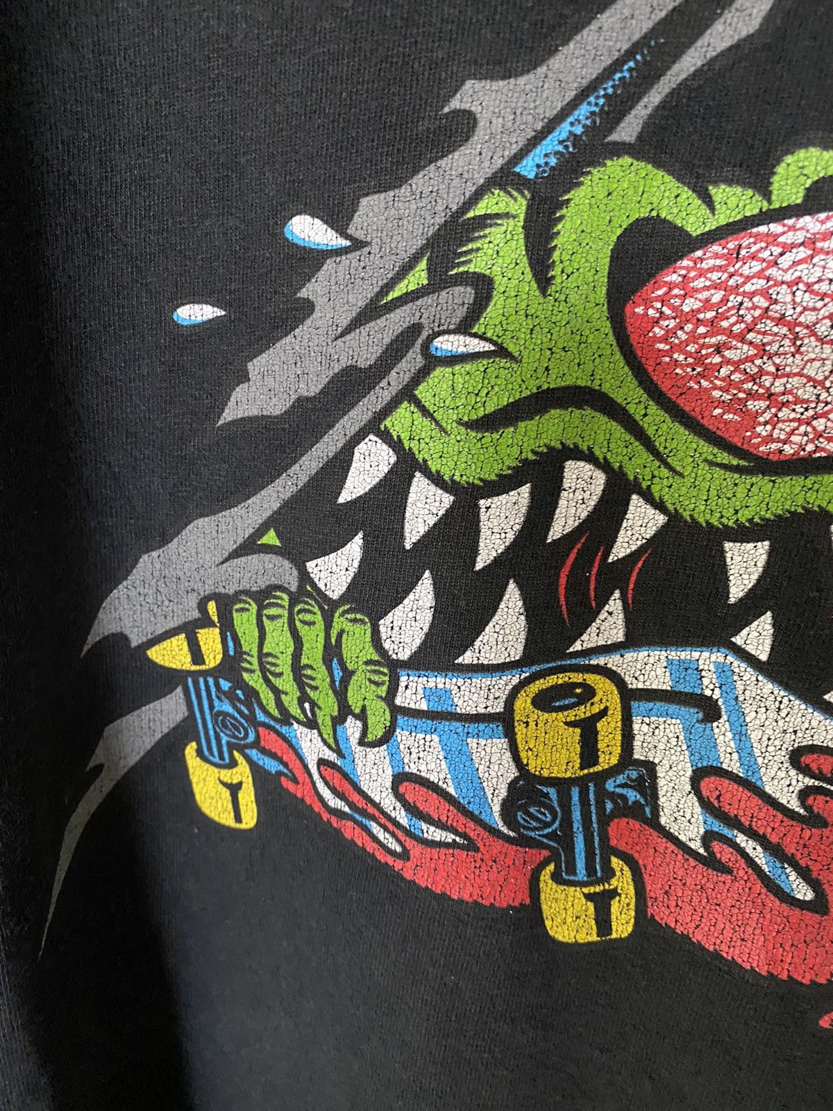Girl Skateboards × Santa Cruz Skateboards 2000s Santa Cruz Keith Meek Slasher tee Size US L / EU 52-54 / 3 - 4 Thumbnail