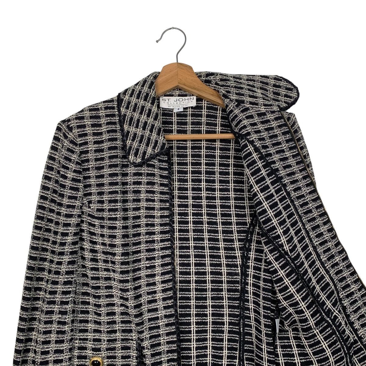 Other St John Collection By Marie Gray Checkered Jacket Size S / US 4 / IT 40 - 10 Thumbnail