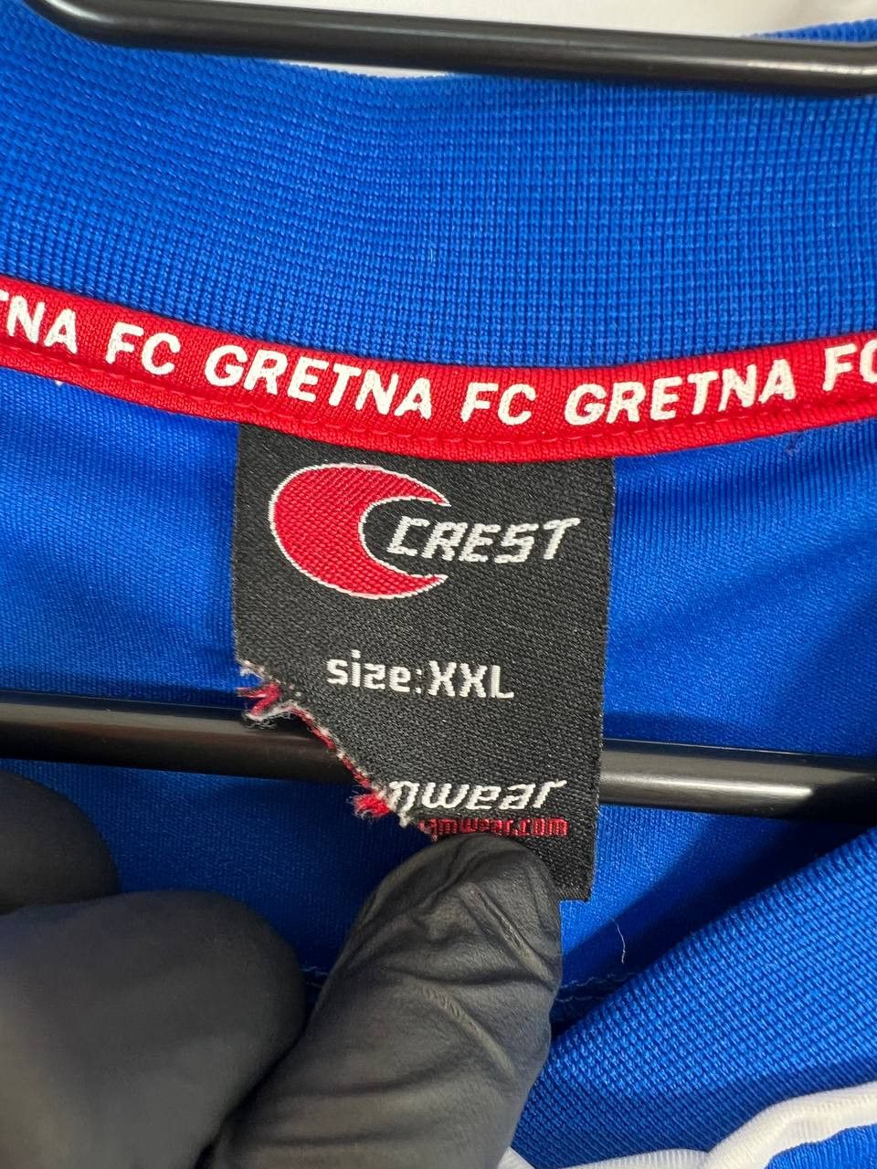 Vintage Gretna FC 2006-2007 Away jersey shirt Crest Sz XXL Size US XXL / EU 58 / 5 - 3 Thumbnail