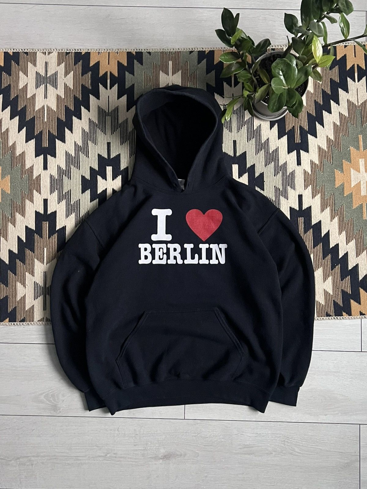 I Love NY × Vintage Vintage „I Love Berlin” Germany Hype Hoodie Size US M / EU 48-50 / 2 - 1 Thumbnail