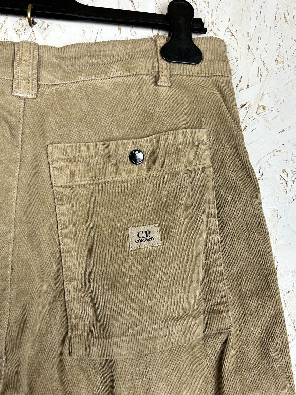 C.P. Company C.P. Company Tan Tapered Corduroy Cargo Pants Beige 46 Size US 30 / EU 46 - 7 Thumbnail