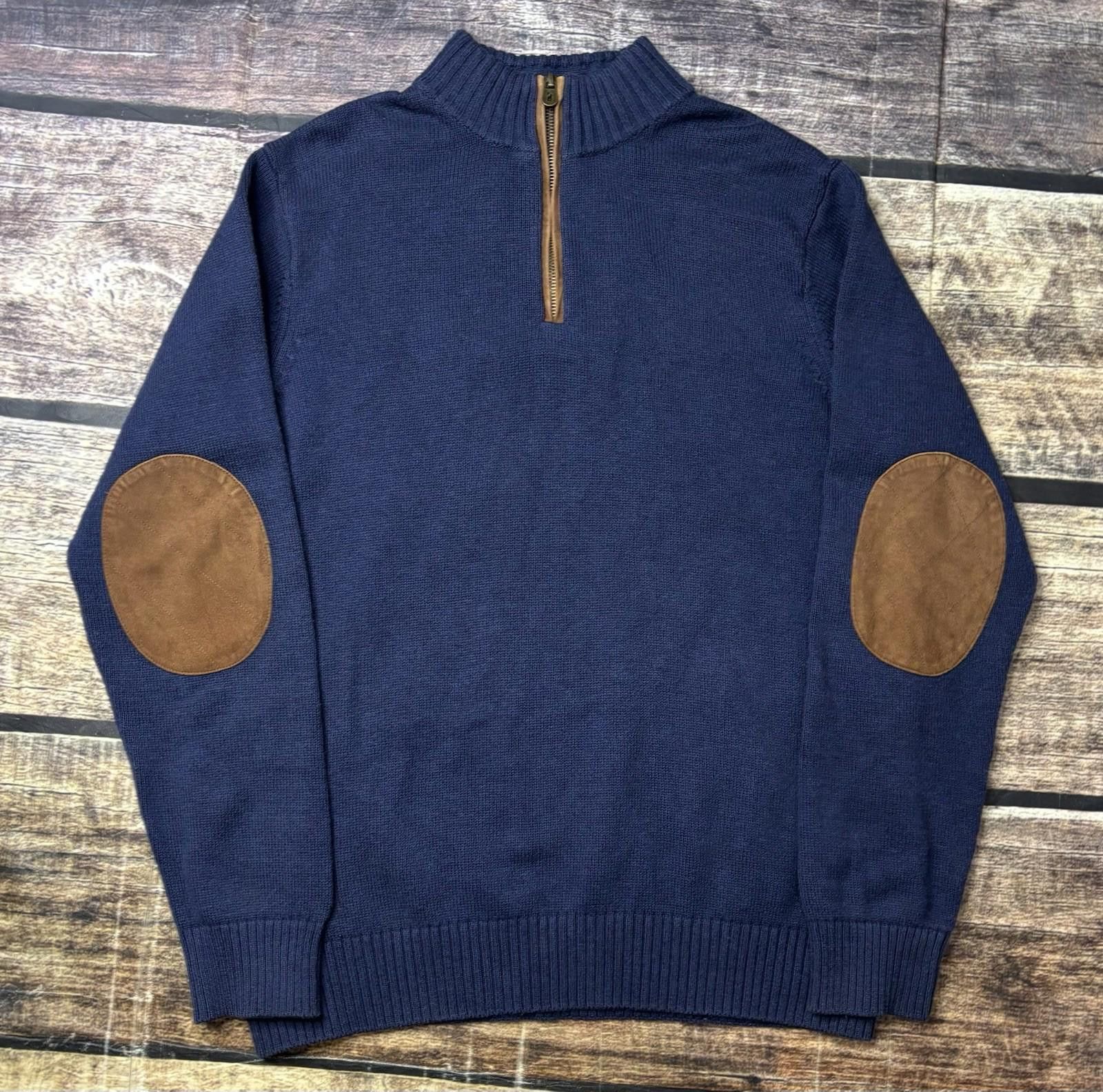 Vineyard Vines Vineyard Vines Sweater Mens M Merino Wool 1/4 Zip Patch Size US M / EU 48-50 / 2 - 1 Thumbnail