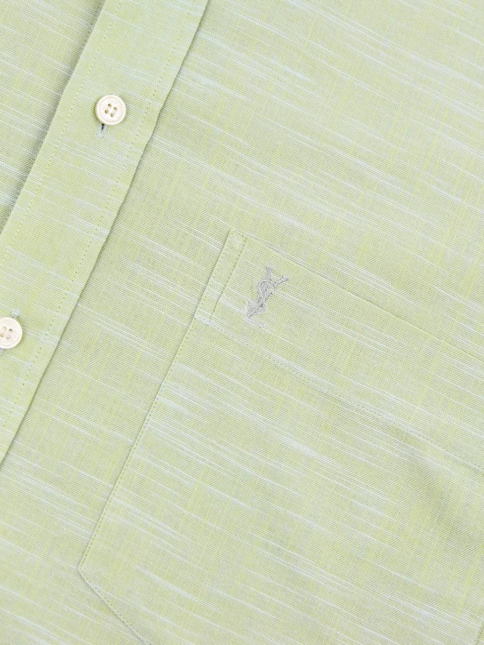 Yves Saint Laurent YVES SAINT LAURENT Cotton and linen short-sleeved shirt Size US XL / EU 56 / 4 - 8 Thumbnail