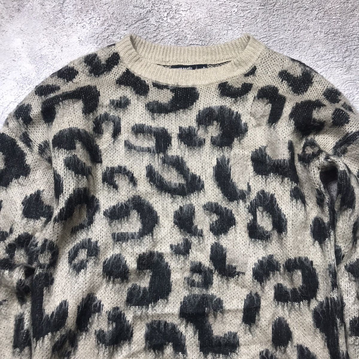 Hysteric Glamour Vintage Y2K ABSTRACT MOHAIR SWEATER Knitted Oversized 90s Size M / US 6-8 / IT 42-44 - 3 Thumbnail