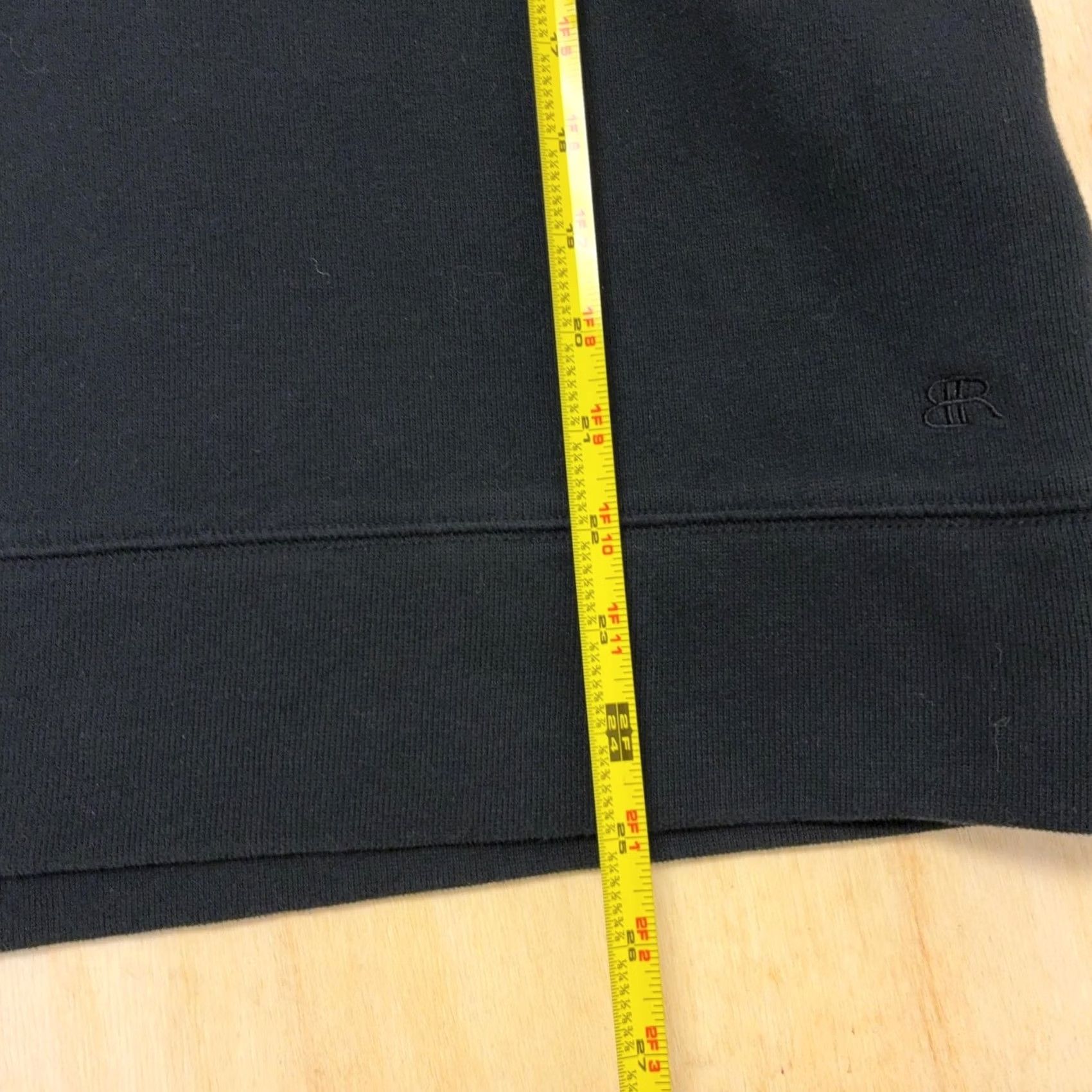 Banana Republic Banana Republic Sweatshirt Mens XL Black Fleece 1/4 Zip Mock Neck Pullover Logo Size US XL / EU 56 / 4 - 5 Thumbnail