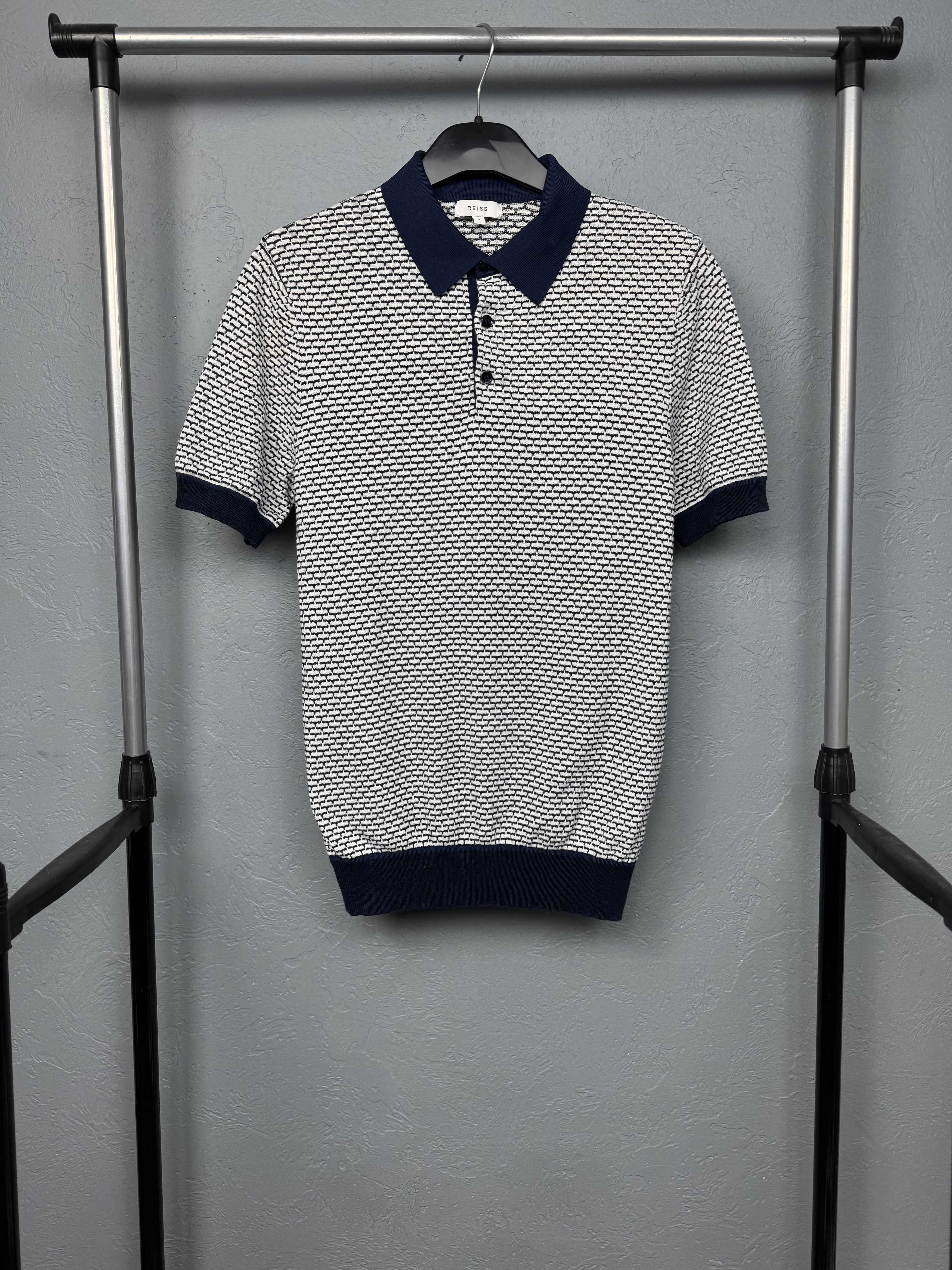 Reiss Reiss Mens Knit Polo Shirt Size US S / EU 44-46 / 1 - 1 Thumbnail