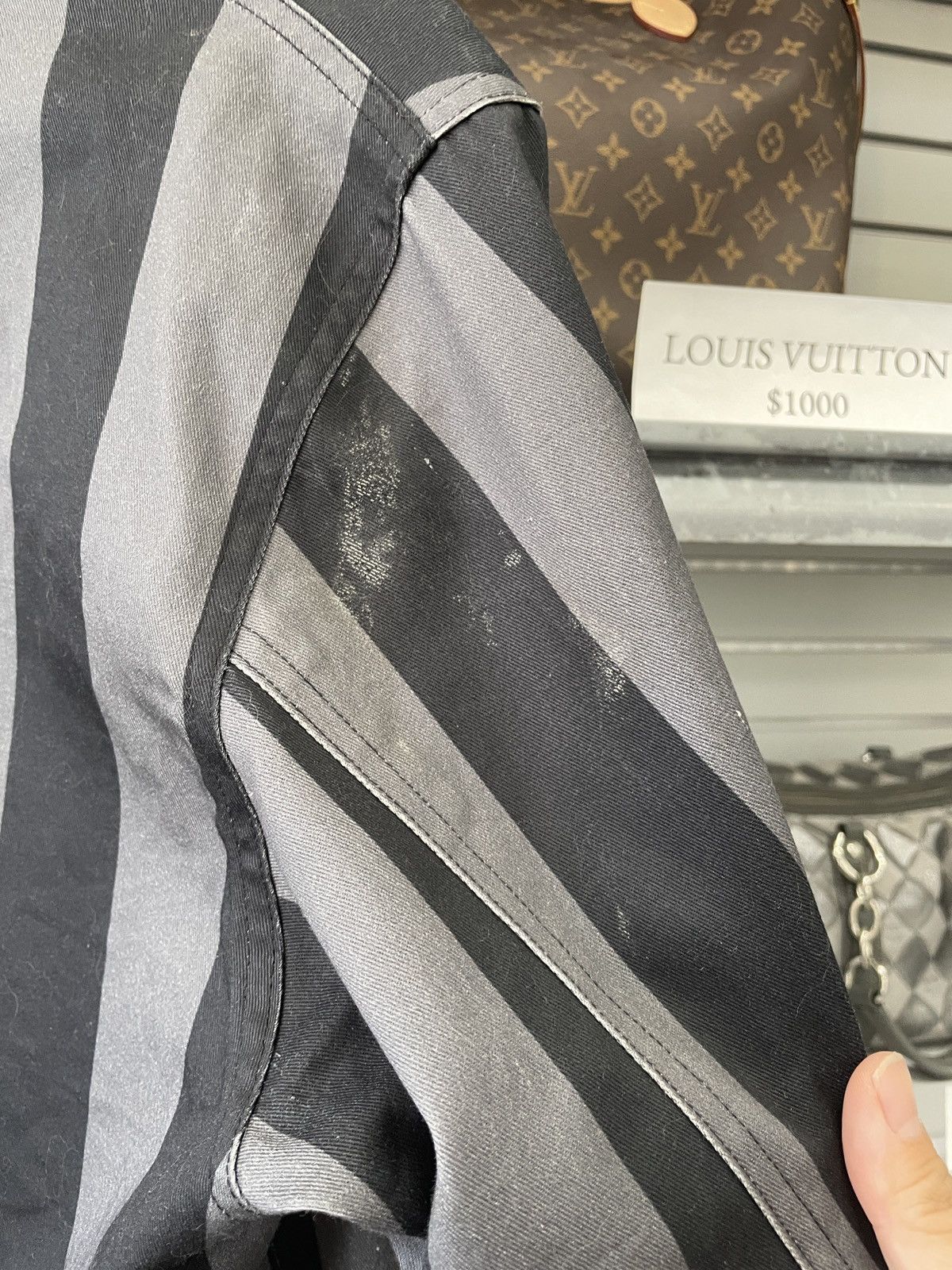 Fucking Awesome Fucking Awesome angel Striped Chore Jacket black cherub Size US S / EU 44-46 / 1 - 8 Thumbnail