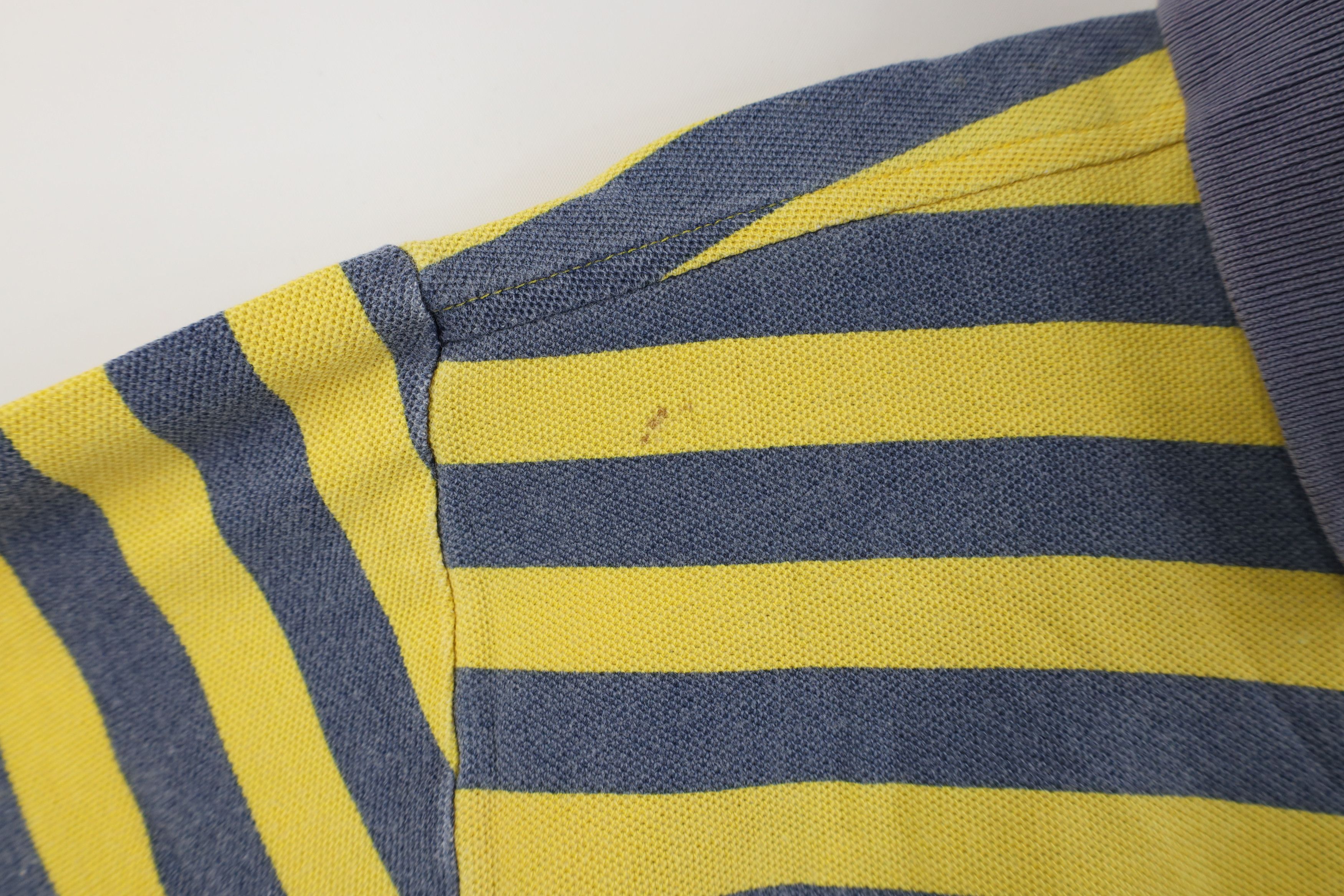 Vintage Vintage 90s Streetwear Weathered Stonewash Striped Golf Polo Size US M / EU 48-50 / 2 - 10 Thumbnail