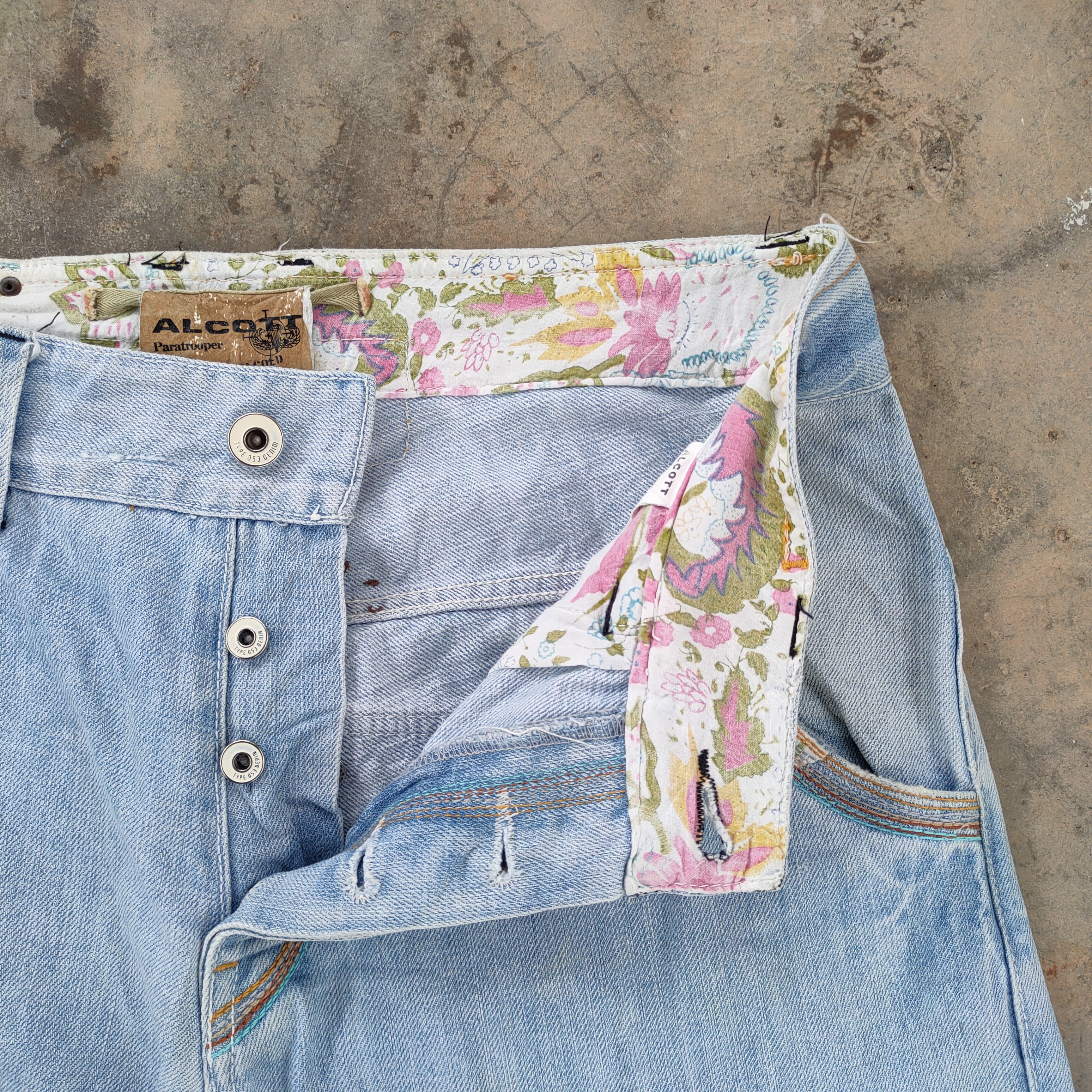Japanese Brand VINTAGE JAPANESE ALCOTT ART FADED JEANS PANTS Size US 32 / EU 48 - 8 Thumbnail