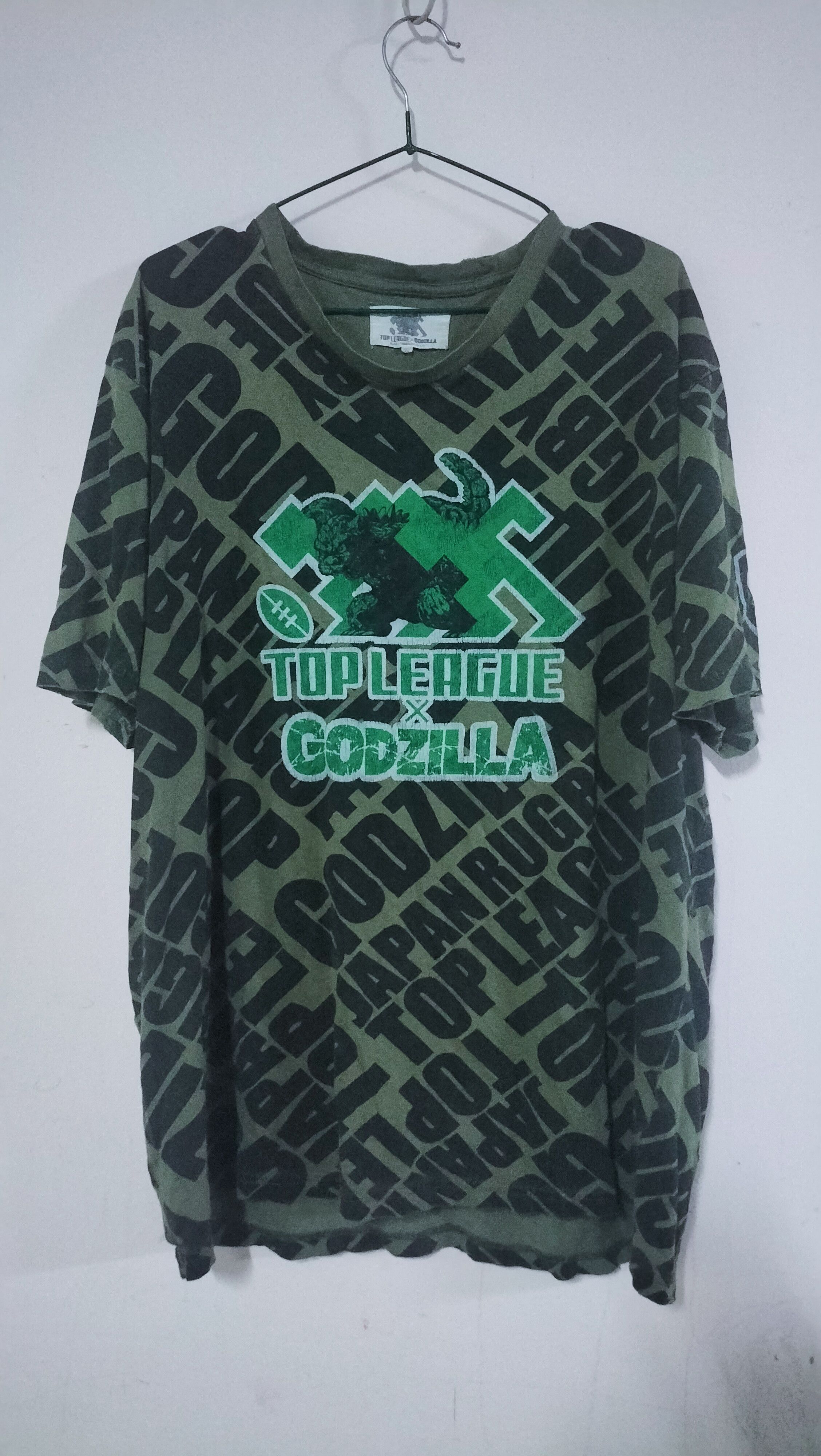 Japanese Brand The Leagde X Godzilla Japanese Streetwear Size US XXL / EU 58 / 5 - 1 Thumbnail