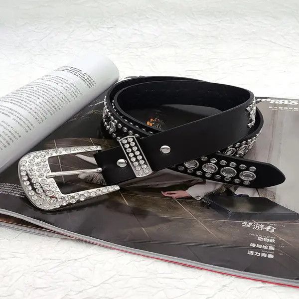 Other Rhinestone Studded Belts Set Size ONE SIZE - 4 Thumbnail