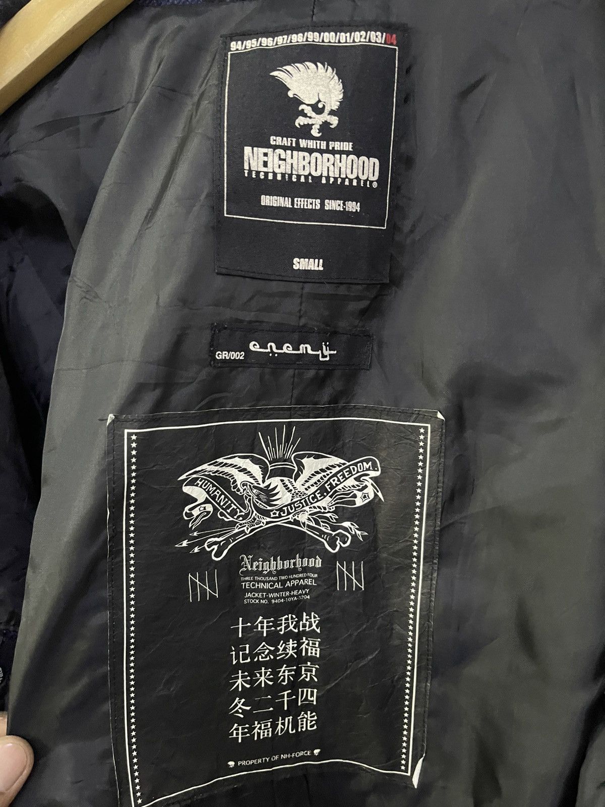 Neighborhood 2004 Neighborhood Enemy Plaid Double Breasted Jacket Size US S / EU 44-46 / 1 - 10 Thumbnail