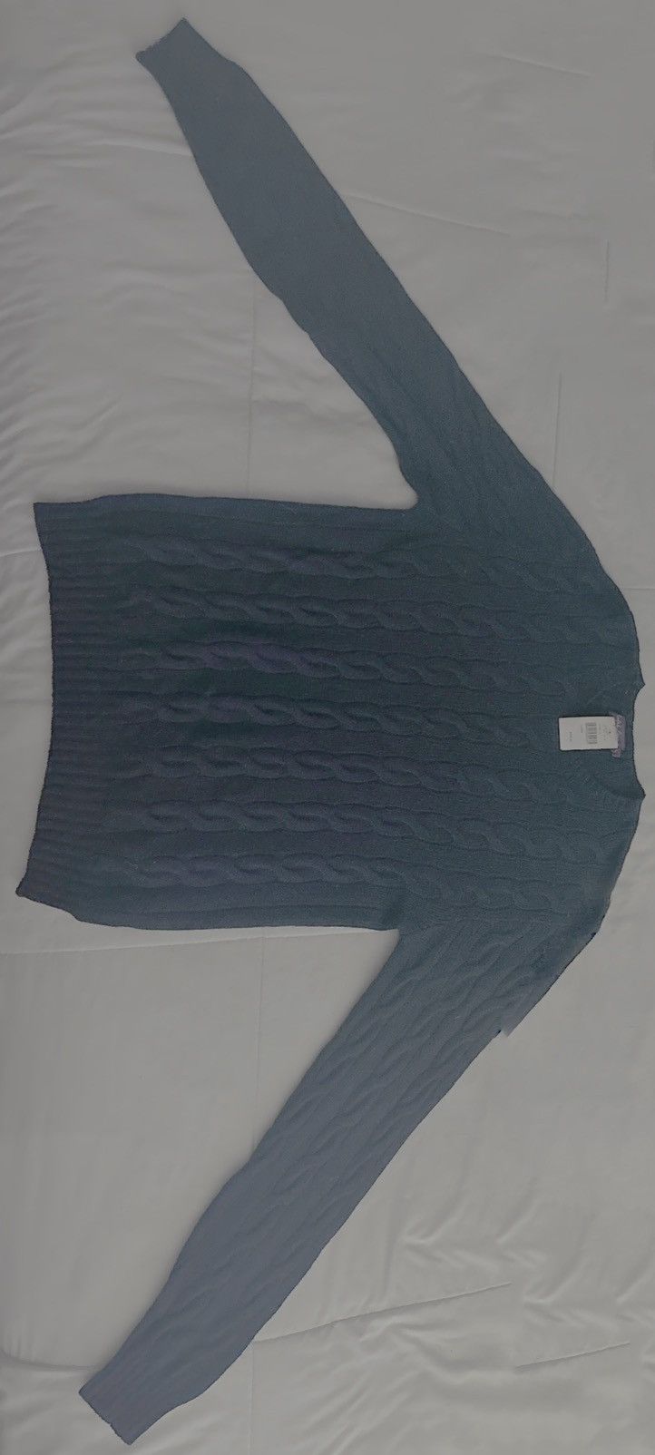 Cable-knit cashmere sweater