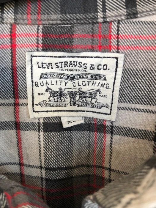 Levi's Vintage Clothing Levi’s Strauss & Co Plaid Tartan Flannel Shirt ...