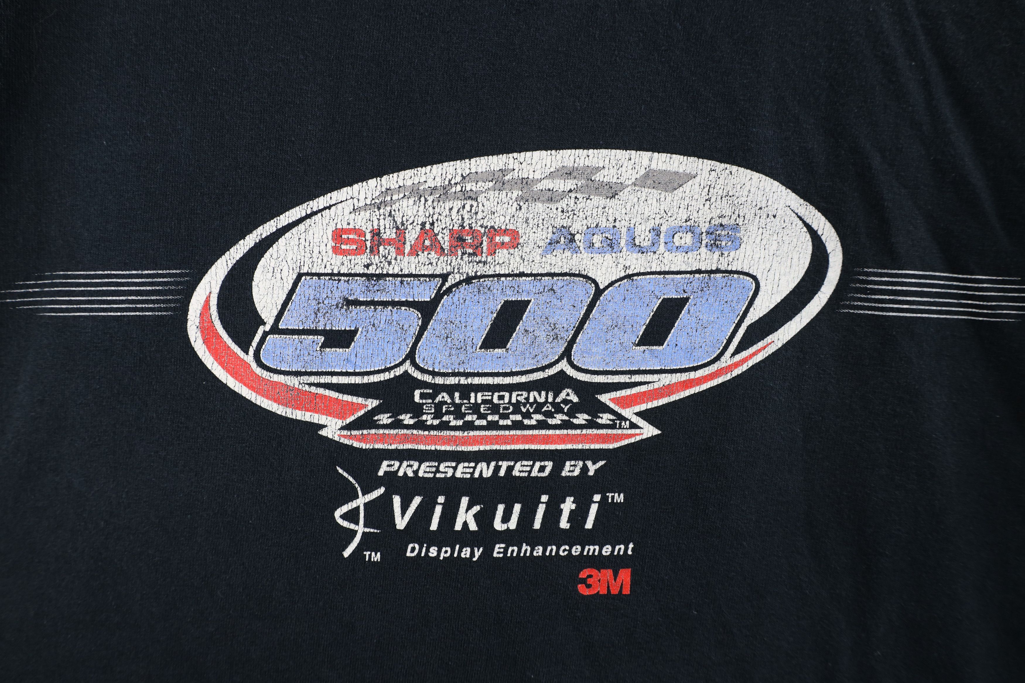 Vintage Vintage Y2K 2007 California Speedway Nascar Racing T-Shirt Size US XXL / EU 58 / 5 - 4 Thumbnail