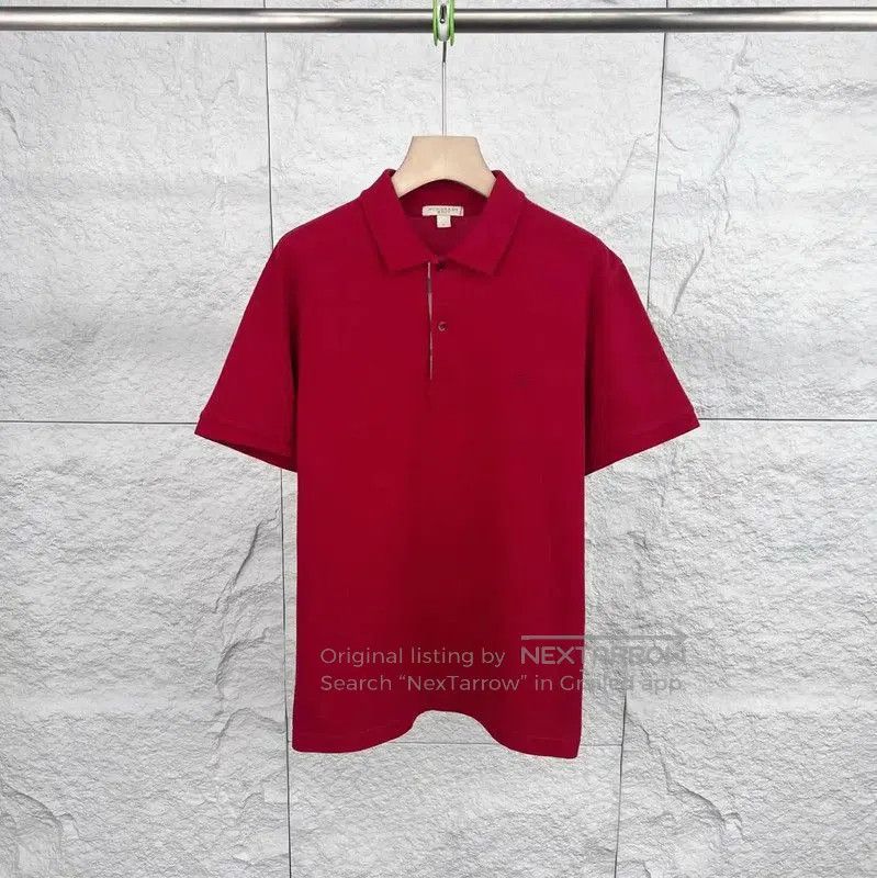 Burberry Burberry Red Cotton Men's T. Size US M / EU 48-50 / 2 - 1 Thumbnail