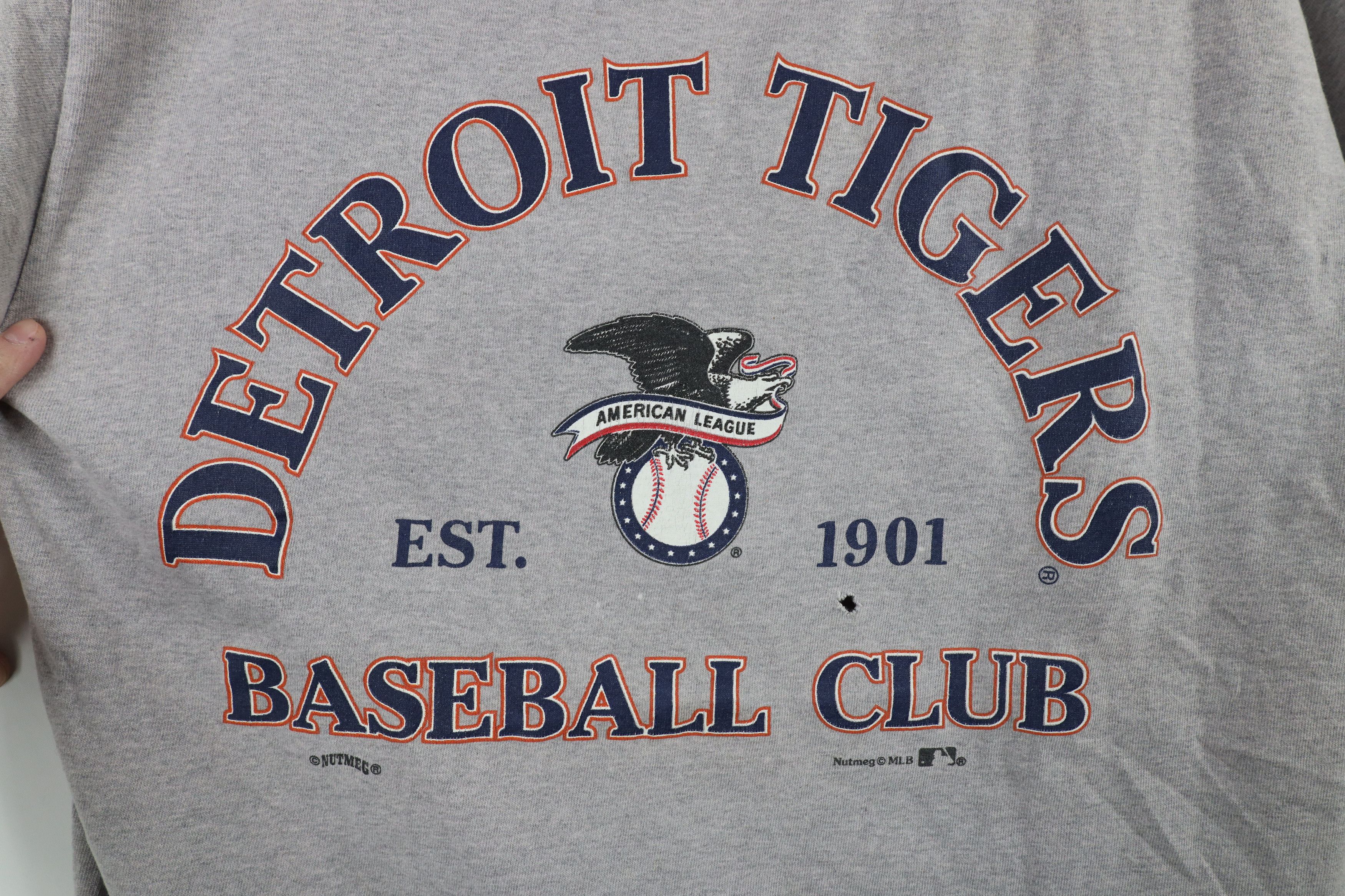 Vintage Vintage 90s Spell Out Detroit Tigers Baseball T-Shirt USA Size US L / EU 52-54 / 3 - 5 Thumbnail