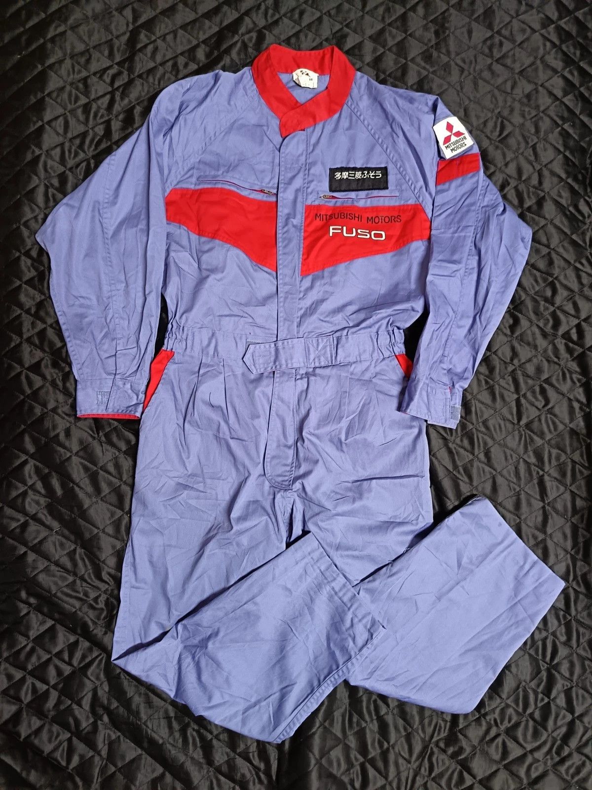 Japanese Brand Mitsubishi Motors Fuso Mechanic Jumpsuit Coveralls Vintage Size US 42 / EU 58 - 1 Thumbnail