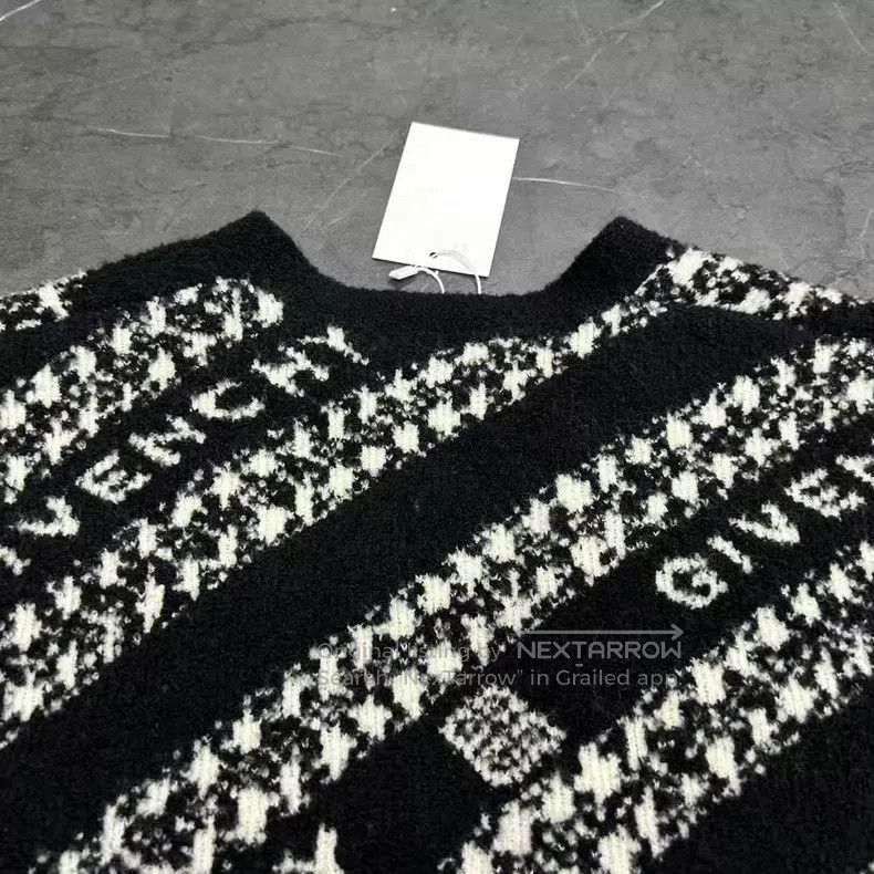 Other Givenchy Black and White Full Print Bulletproof Wool Cardi Size US M / EU 48-50 / 2 - 6 Thumbnail