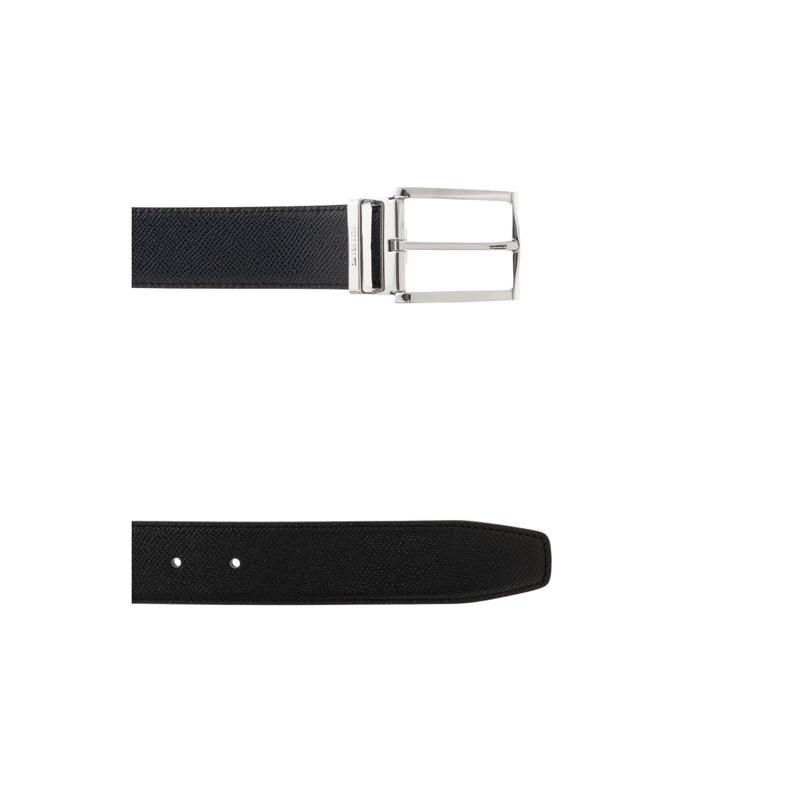 Salvatore Ferragamo FERRAGAMO Navy Blue Double Adjustable Reversible Belt New & Size ONE SIZE - 3 Thumbnail