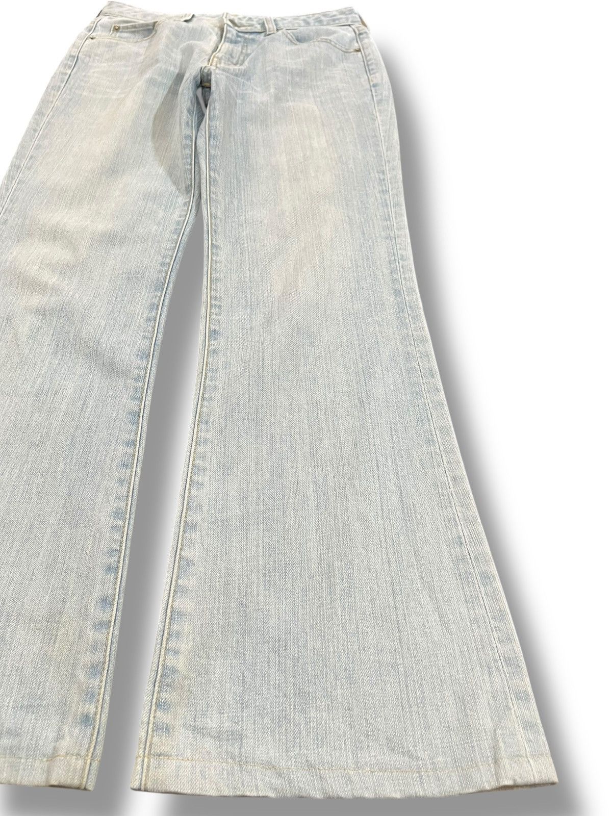 Jun Takahashi × Uniqlo Vintahe Uniqlo Bootcut Flare Bell Bottom Denim Size US 28 / EU 44 - 4 Thumbnail