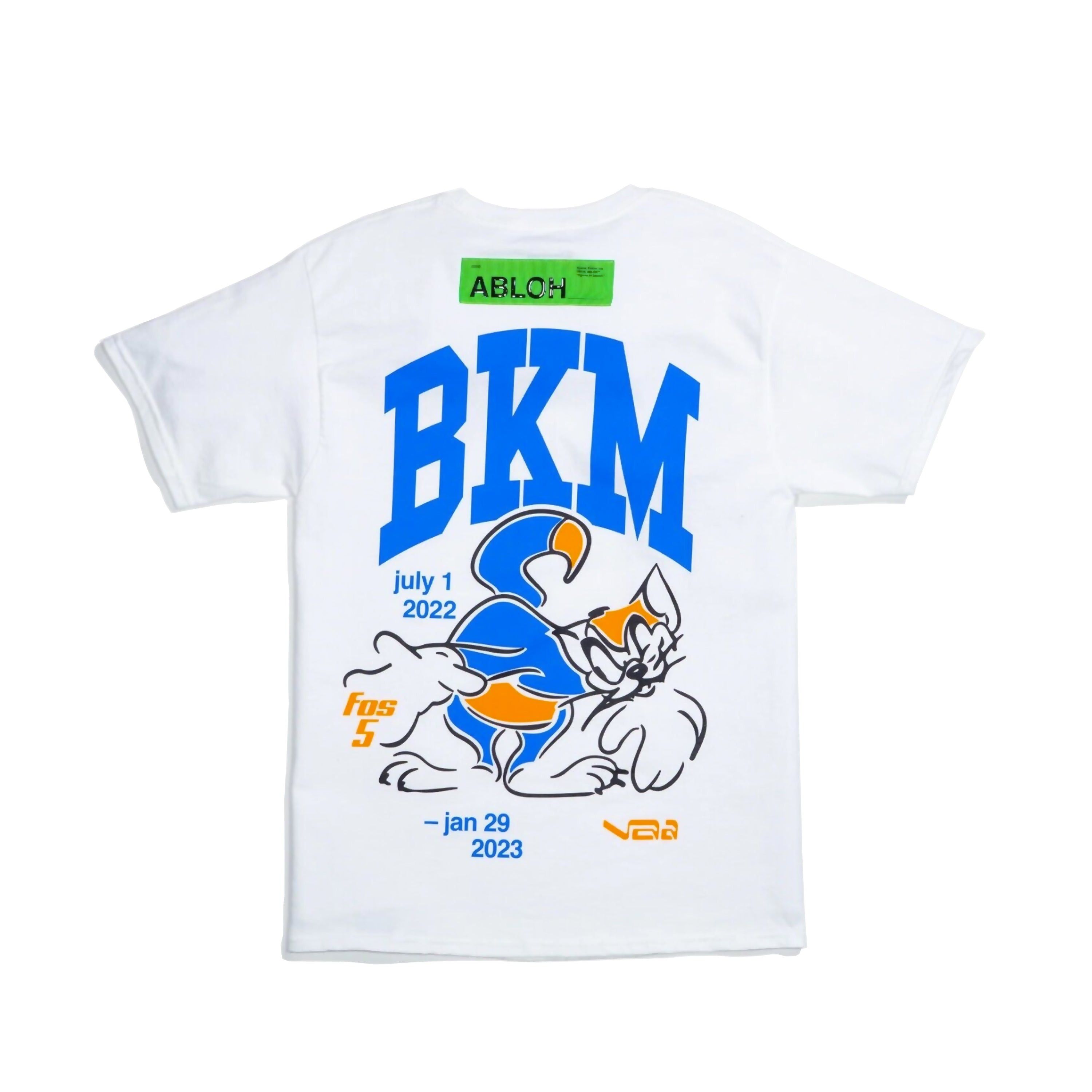 Virgil Abloh FOS BKM CAT Tee - Youth Medium Size US XS / EU 42 / 0 - 1 Thumbnail