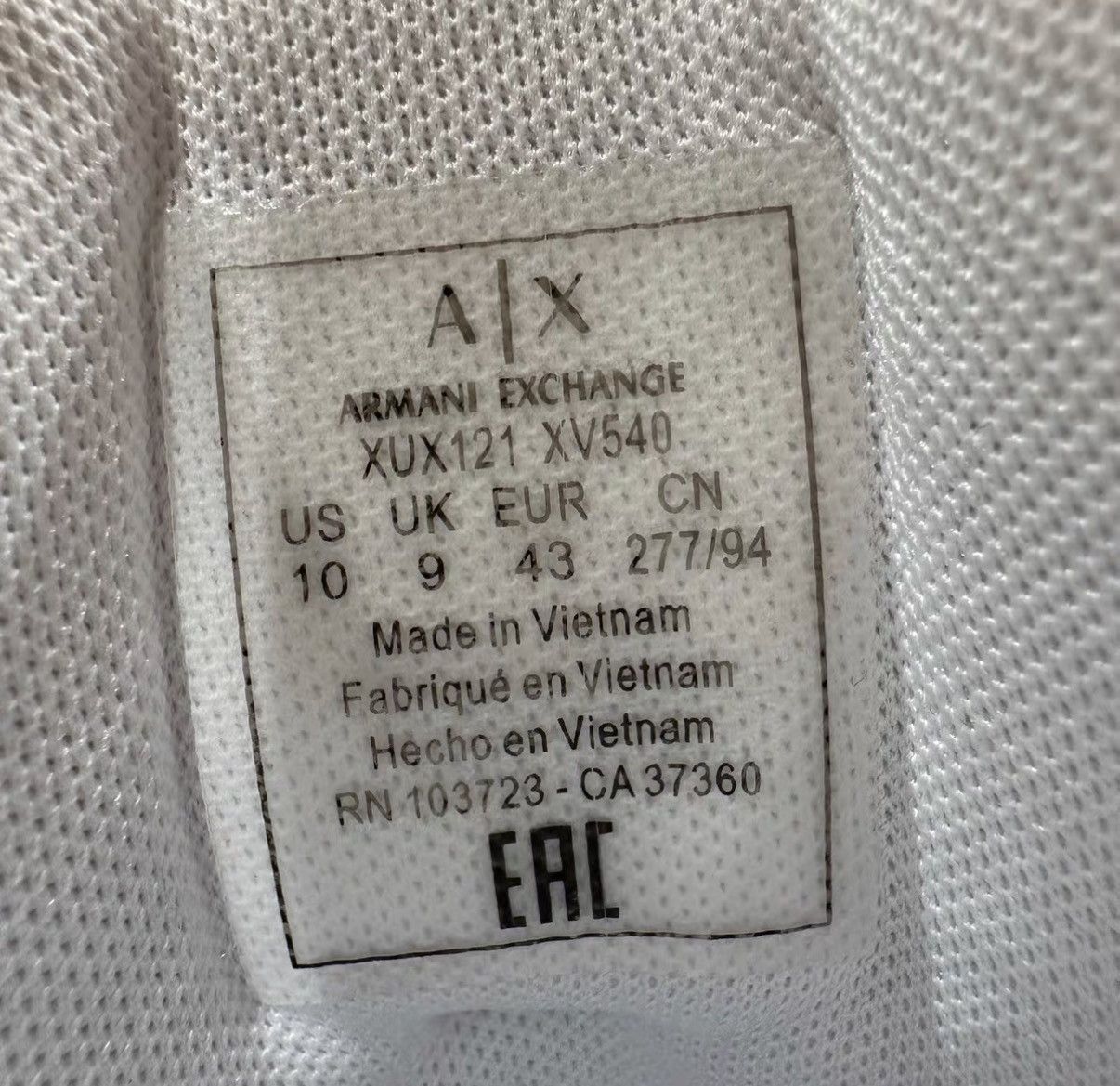 Armani Armani Low Top Sneakers J42 Size US 9.5 / EU 42-43 - 7 Thumbnail