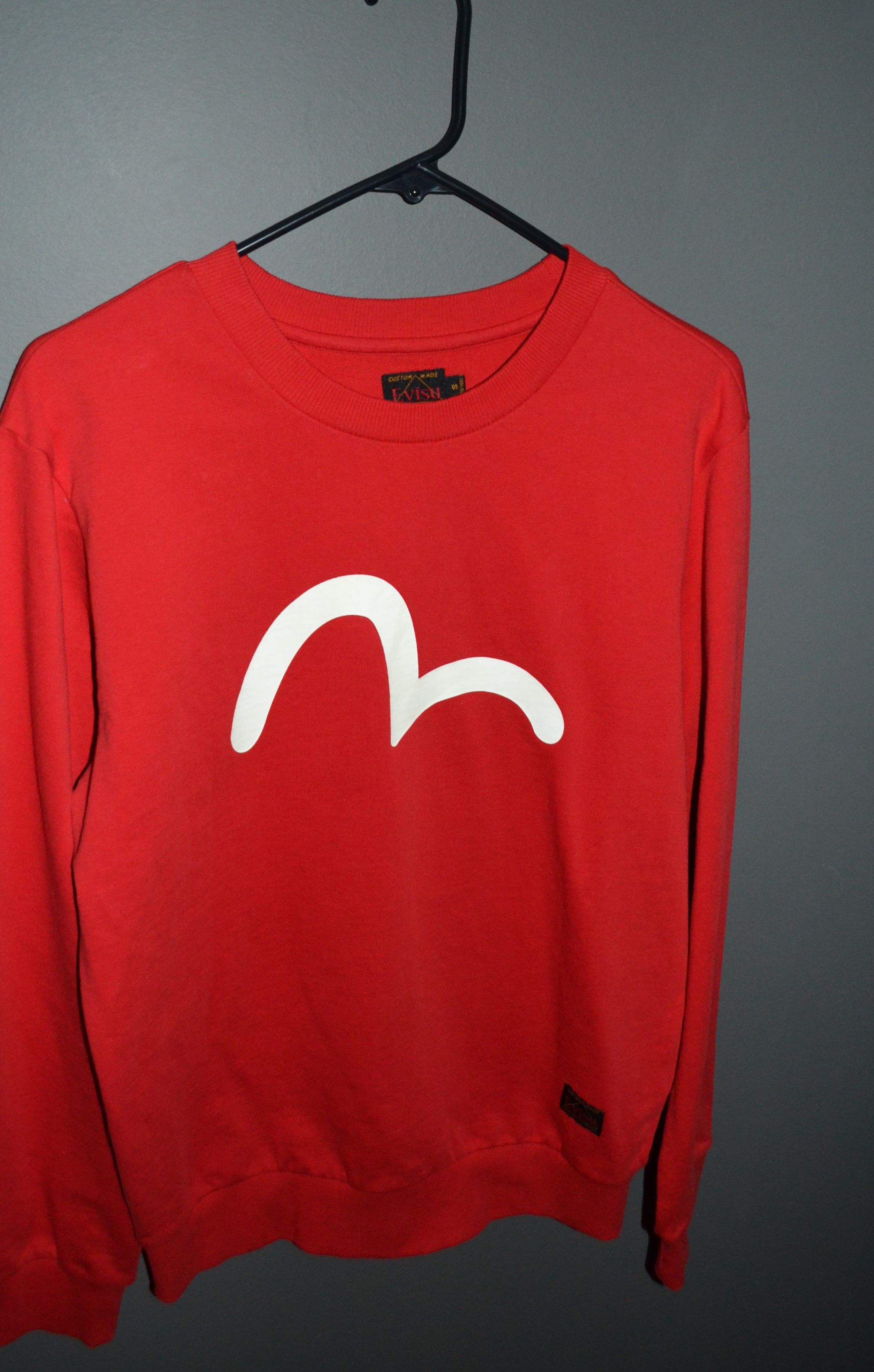 Evisu Evisu S size Red Sweatshirt Logo Size US S / EU 44-46 / 1 - 1 Thumbnail