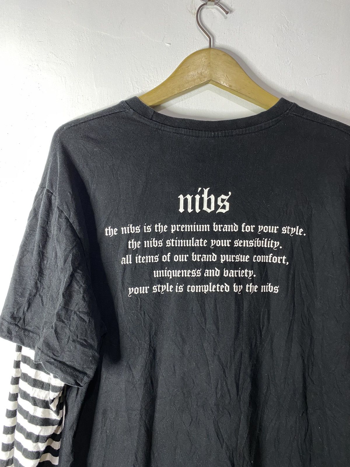 If Six Was Nine × Japanese Brand × Le Grande Bleu (L.G.B.) NIBS Urban unique style scandinavia double layers tee Size US L / EU 52-54 / 3 - 3 Thumbnail