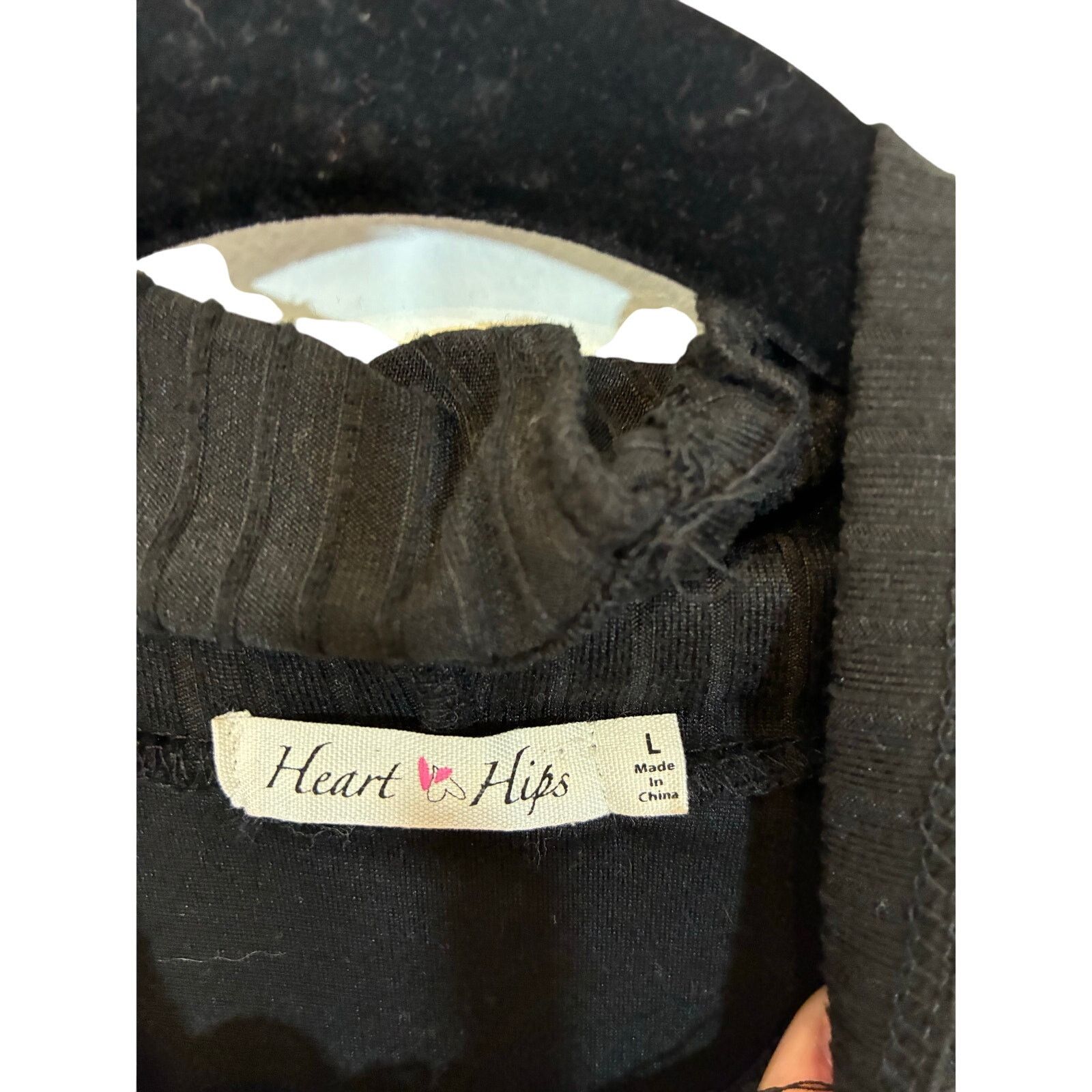 Other Heart&Hips Womens Black Turtleneck Sweater Dress Maxi L Slit Size L / US 10 / IT 46 - 3 Thumbnail