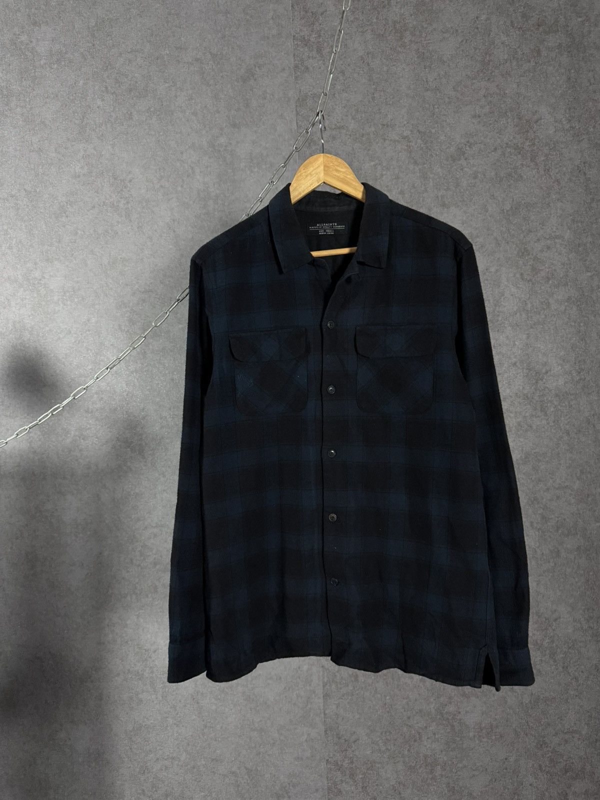 Allsaints Allsaints designer flannel shirt Size US S / EU 44-46 / 1 - 1 Thumbnail