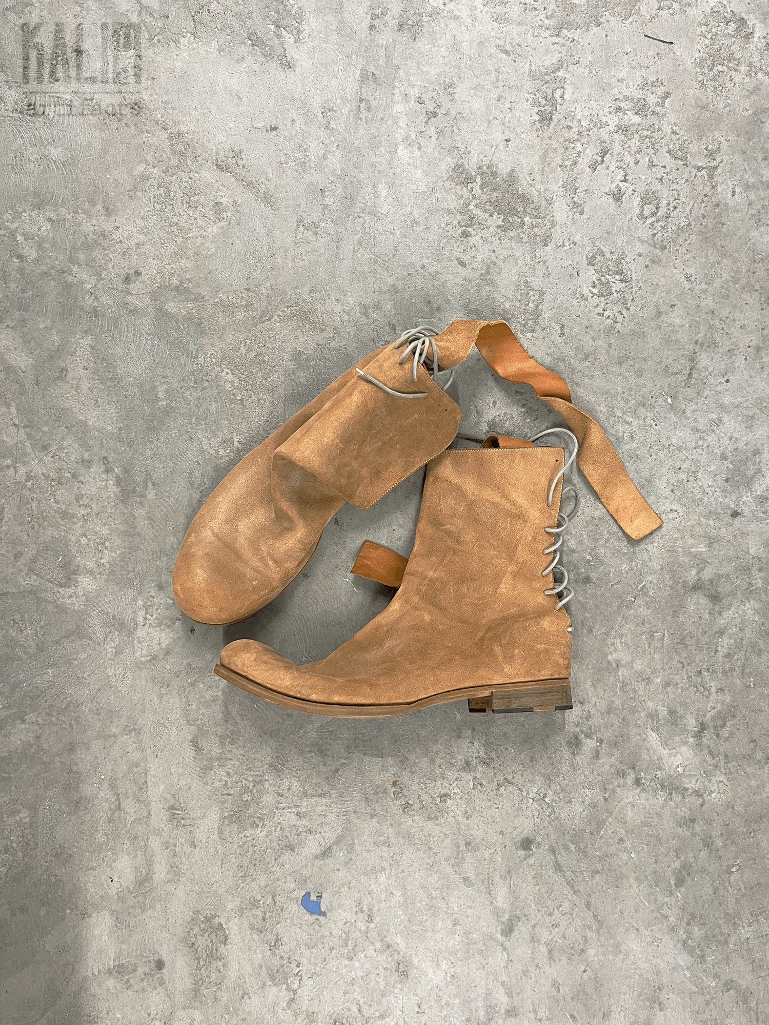 image of Ma+ Buffalo Leather Boots in Tan, Men's (Size 11)
