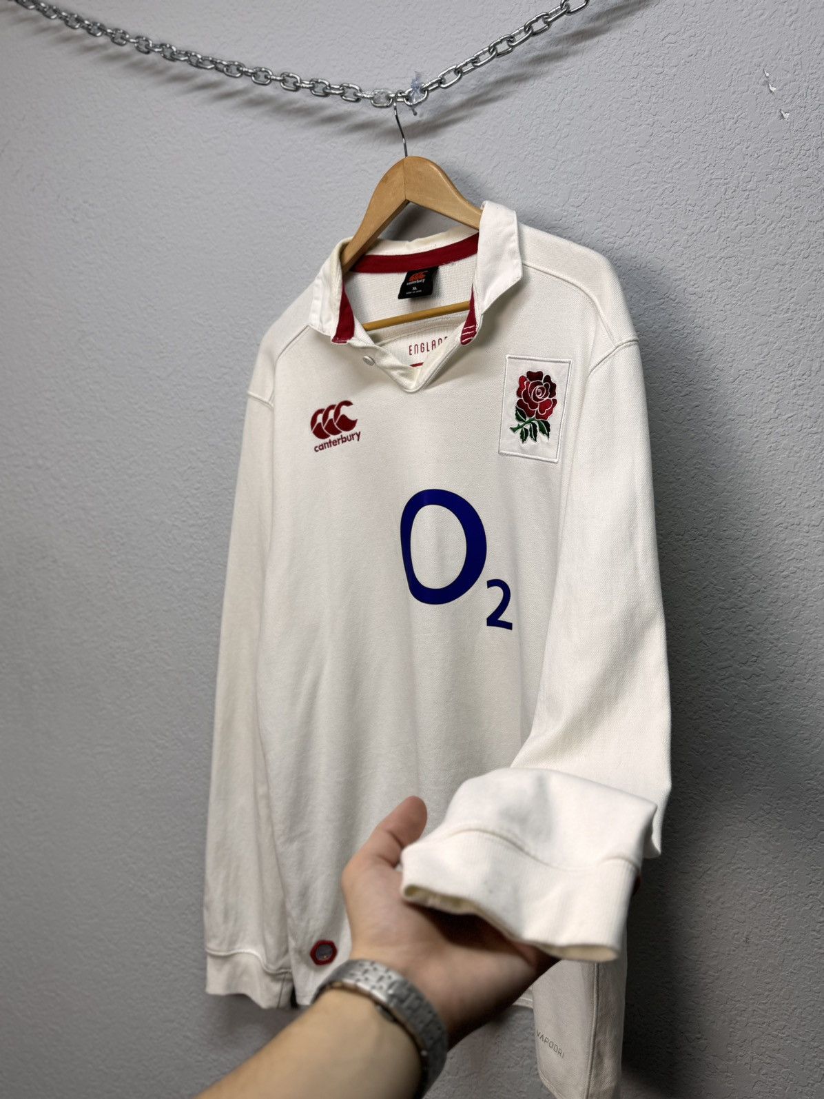 Canterbury of New Zealand × Vintage SALE💣💣 Vintage Canterbury Rugby England Jersey Long Sleeve Size US XL / EU 56 / 4 - 7 Thumbnail