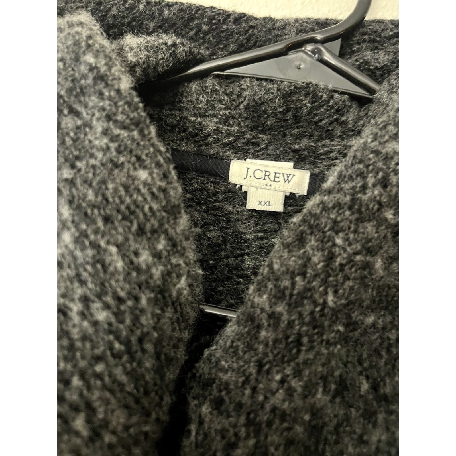 J.Crew J.CREW Pullover Sweater Women XXL Charcoal Gray Pockets Funnelneck Size XXL / US 16-18 / IT 52-54 - 2 Thumbnail