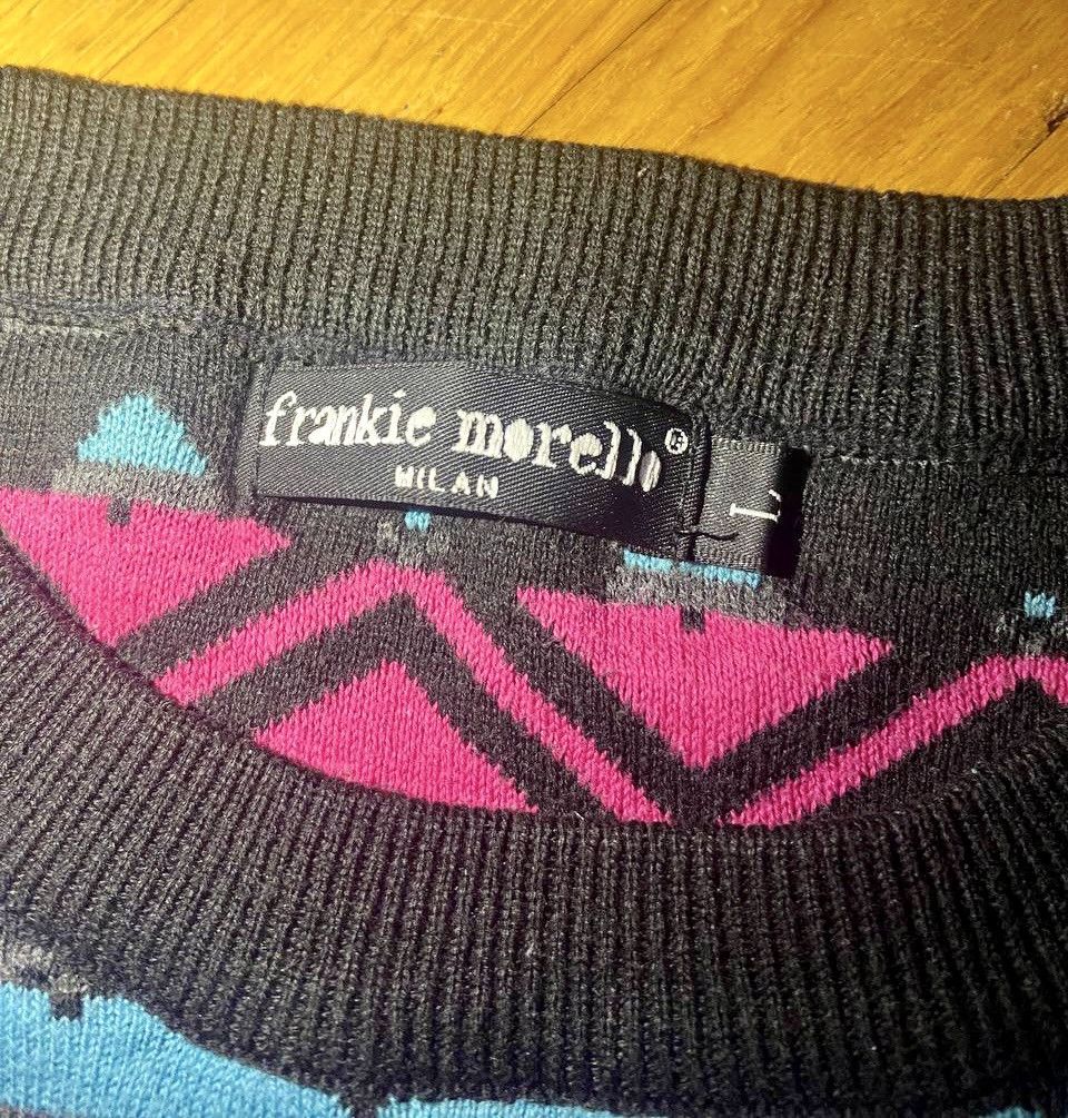 Frankie Morello Vintage Frankie Morello skull knit sweater Size US L / EU 52-54 / 3 - 4 Thumbnail