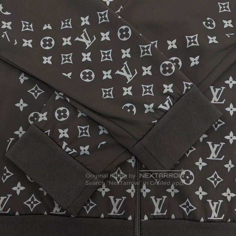 Louis Vuitton Louis Vuitton Old flower full logo warm zipper jacket Size US XL / EU 56 / 4 - 4 Thumbnail