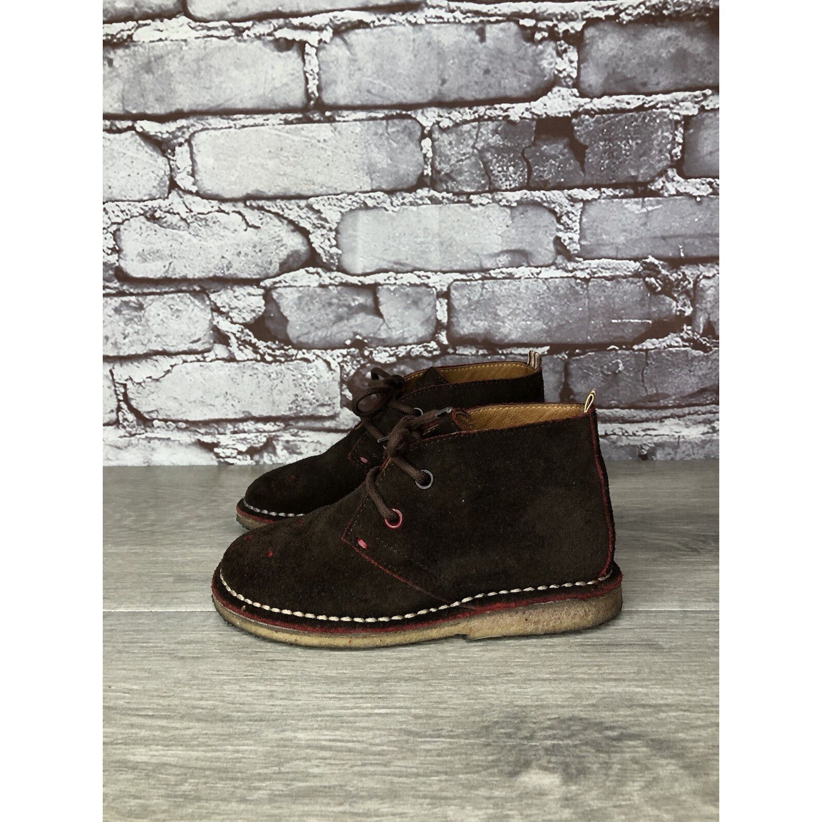 Paul Smith Paul Smith Junior Brown Suede Leather Chukka Lace Up Boots B Size US 10 / EU 43 - 19 Thumbnail