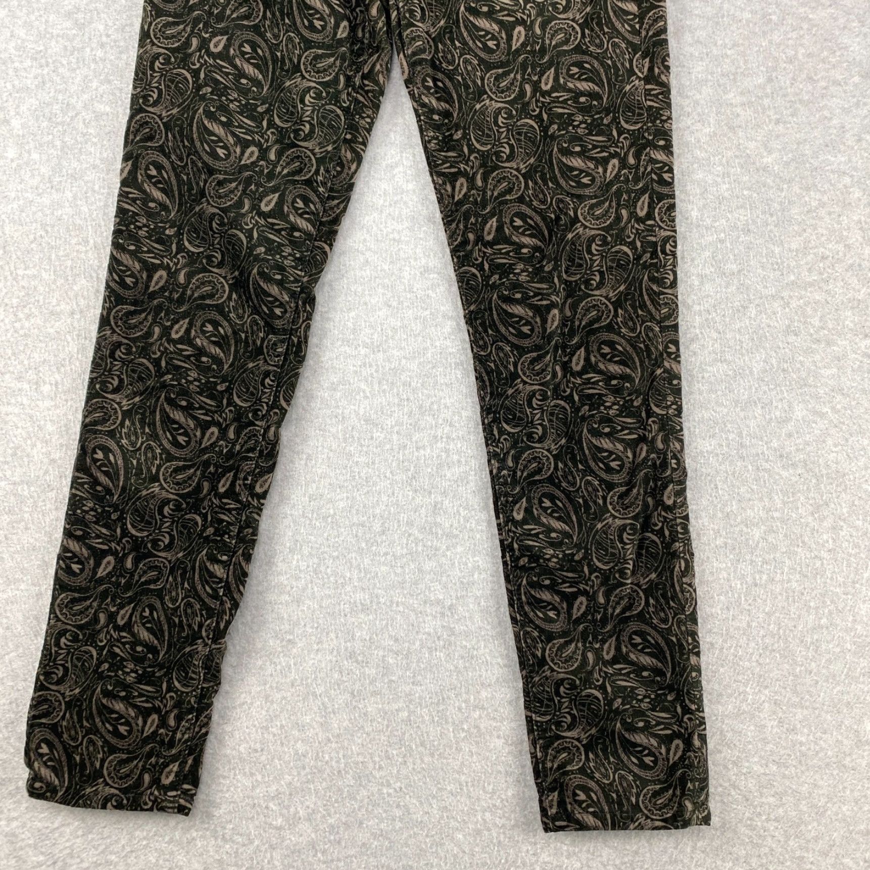 AG Jeans AG Jeans x Anthropologie Jeans Womens 24P Black High Rise Stevie Ankle Paisley Modern Size 42" / US 20 - 4 Thumbnail