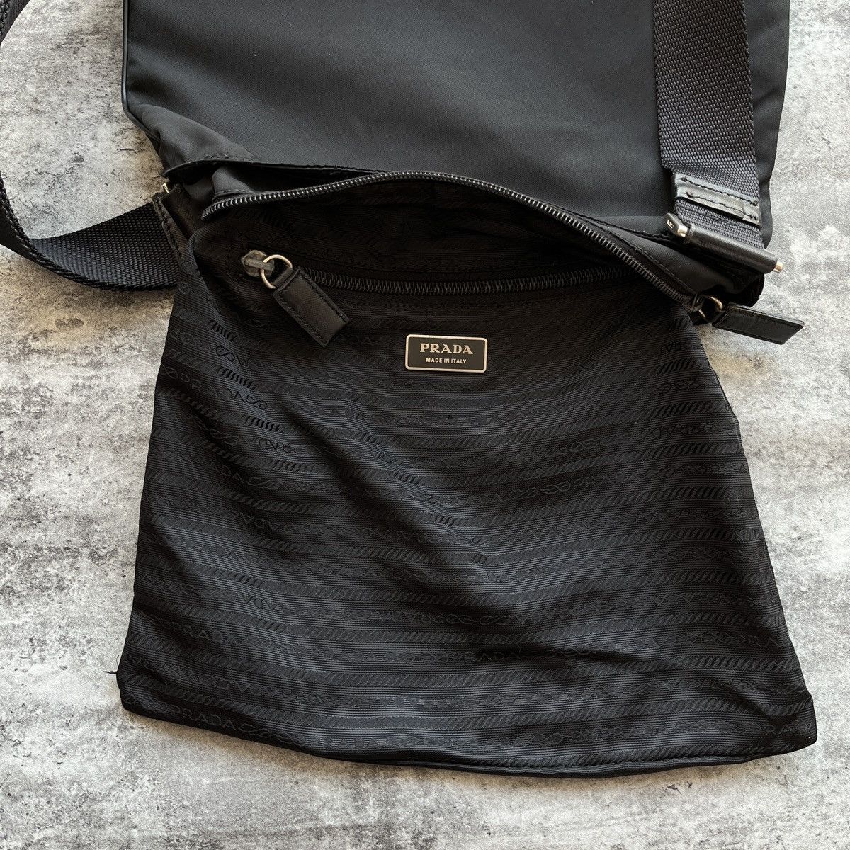 Prada Prada Nylon Messenger Crossbody Sling Bag Size ONE SIZE - 18 Thumbnail