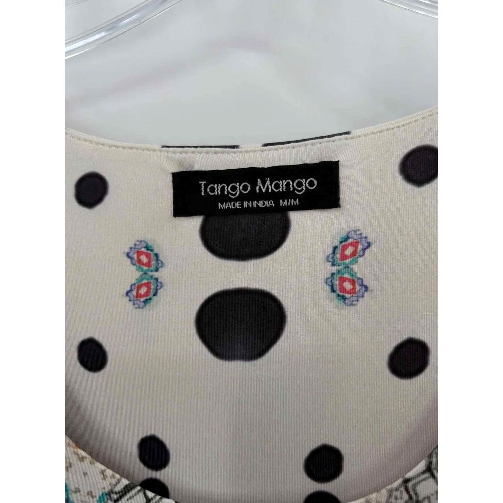 Mango Tango Mango Ivory Knee Length Long Sleeve Dress Medium Size M / US 6-8 / IT 42-44 - 3 Thumbnail