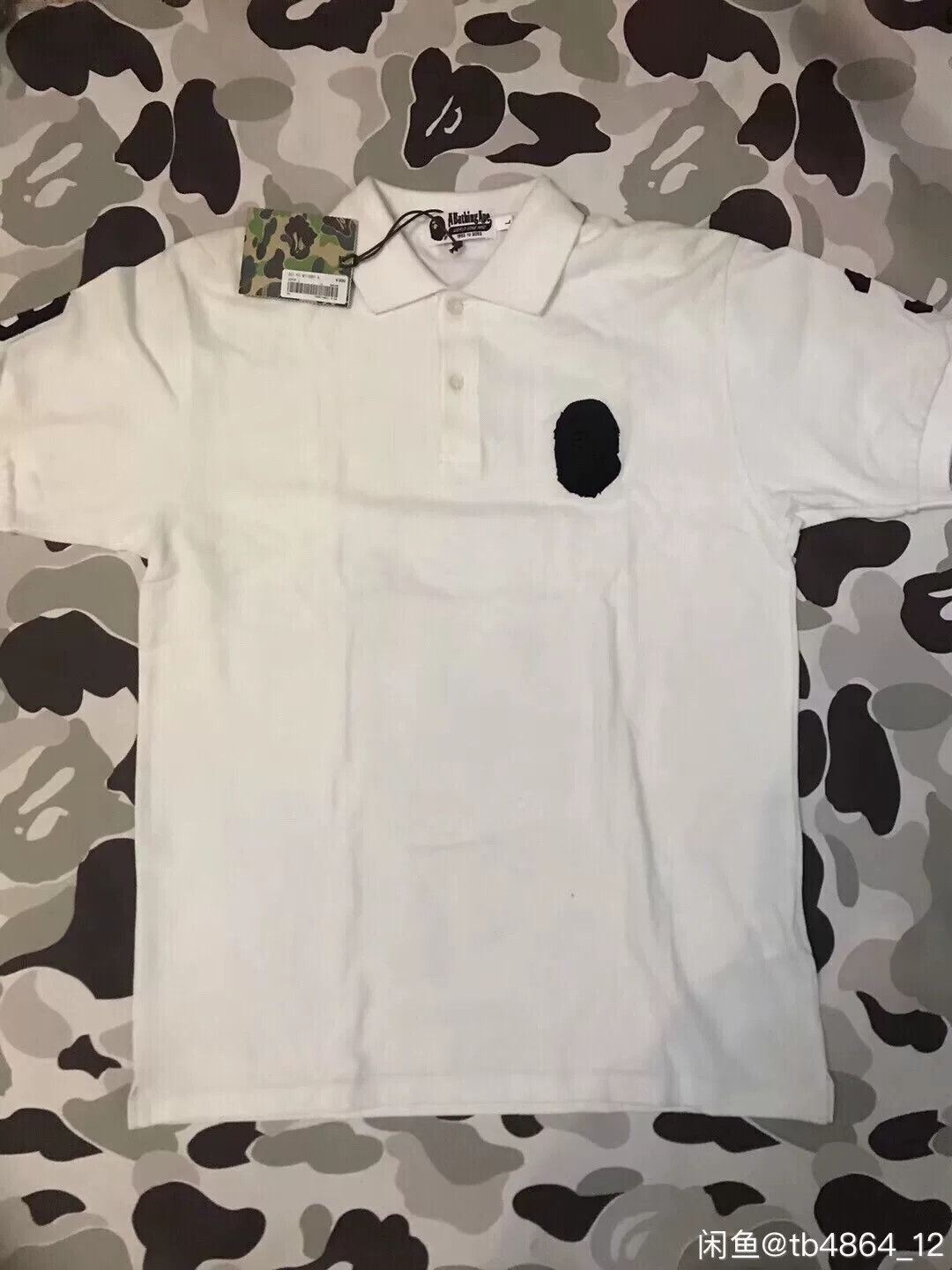 Bape Bape Shark Shirt Casual Short Sleeve Size US L / EU 52-54 / 3 - 1 Thumbnail