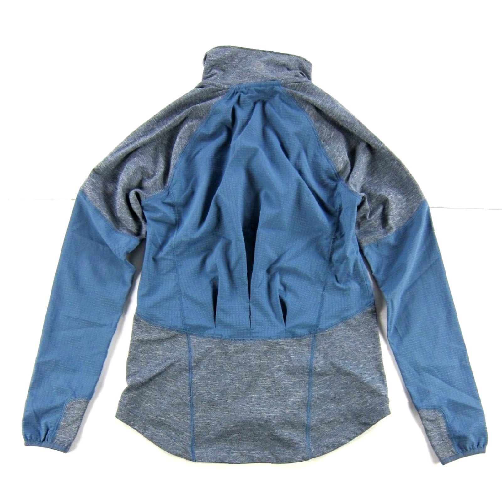Mountain Hardwear VINTAGE Mountain Hardwear Windbreaker Jacket Women Medium Blue Grey Stretch Zip Running Hiking Windbreaker Jacket Size M / US 6-8 / IT 42-44 - 2 Thumbnail