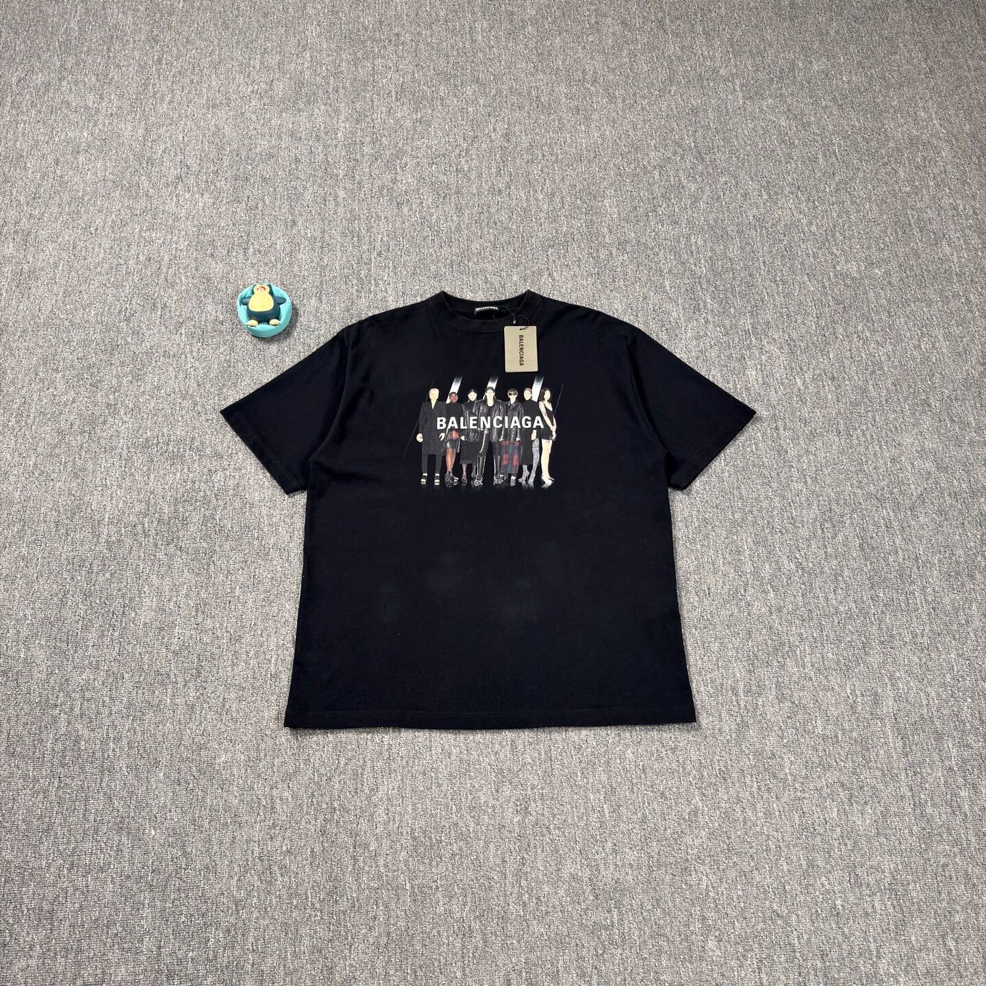 Balenciaga Balenciaga Black Band Print SS Tee L Near New Size US L / EU 52-54 / 3 - 1 Thumbnail