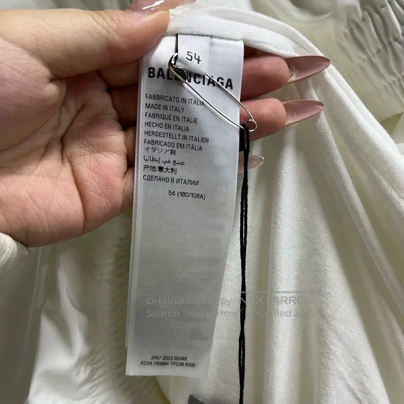 Balenciaga Balenciaga Letter print zip-up stand collar long sleeve ja Size US L / EU 52-54 / 3 - 4 Thumbnail