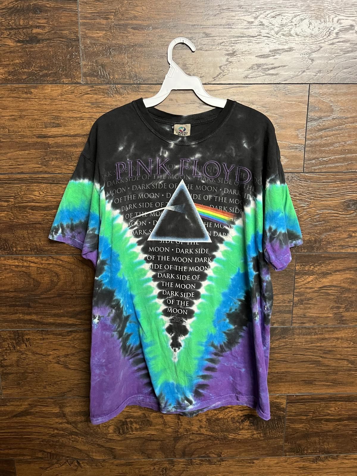 Liquid Blue Liquid Blue Pink Floyd Tie Dye - Dark Side of the Moon Tee L Size US L / EU 52-54 / 3 - 1 Thumbnail