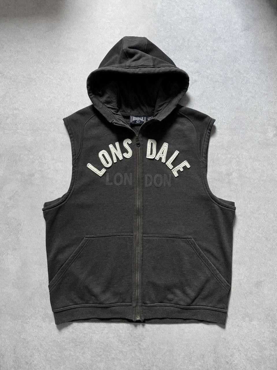 Lonsdale Vintage Lonsdale Zip Hoodie Vest size XXL 2XL Size US XXL / EU 58 / 5 - 3 Thumbnail