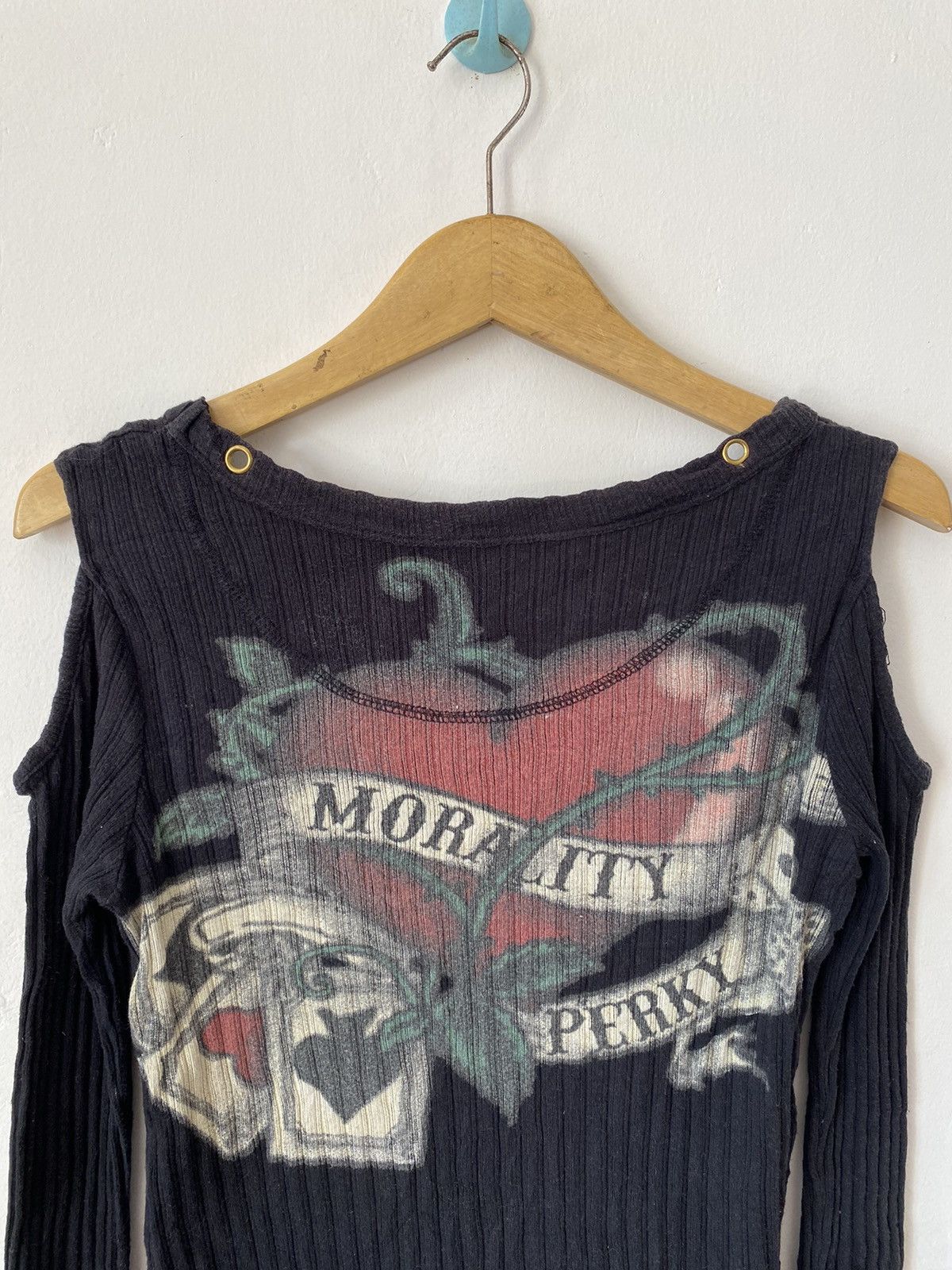 Beauty Beast × Hysteric Glamour × Japanese Brand Japan Y2K DIG DEEP Punk Skull Knit Style Size L / US 10 / IT 46 - 2 Thumbnail