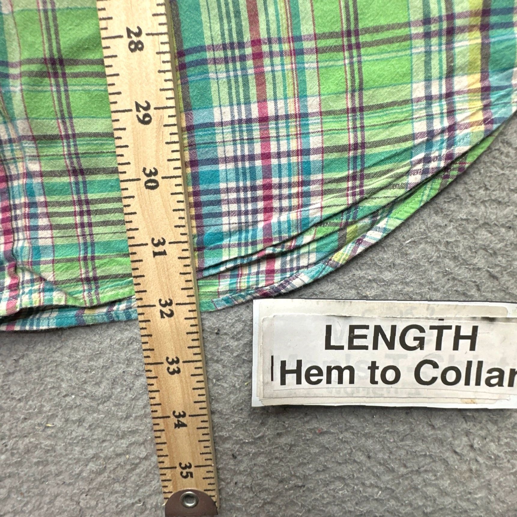 Ralph Lauren Ralph Lauren Blake Green Plaid Short Sleeve Button Down Shirt Mens Medium Cotton Pink Size US M / EU 48-50 / 2 - 4 Thumbnail
