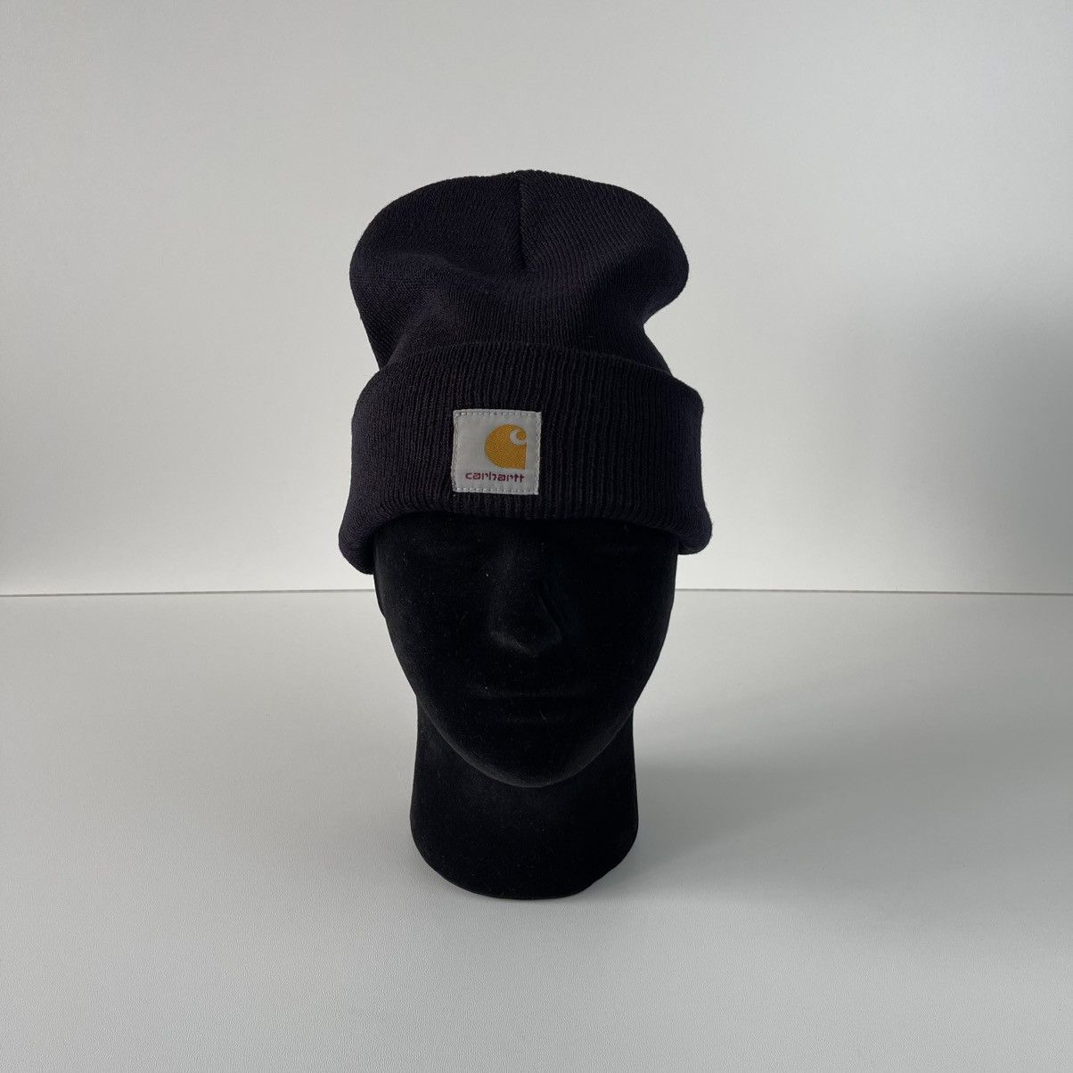 Carhartt Wip Carhartt WIP Acrylic Watch Logo Beanie Hat Black Y2K Size ONE SIZE - 3 Thumbnail